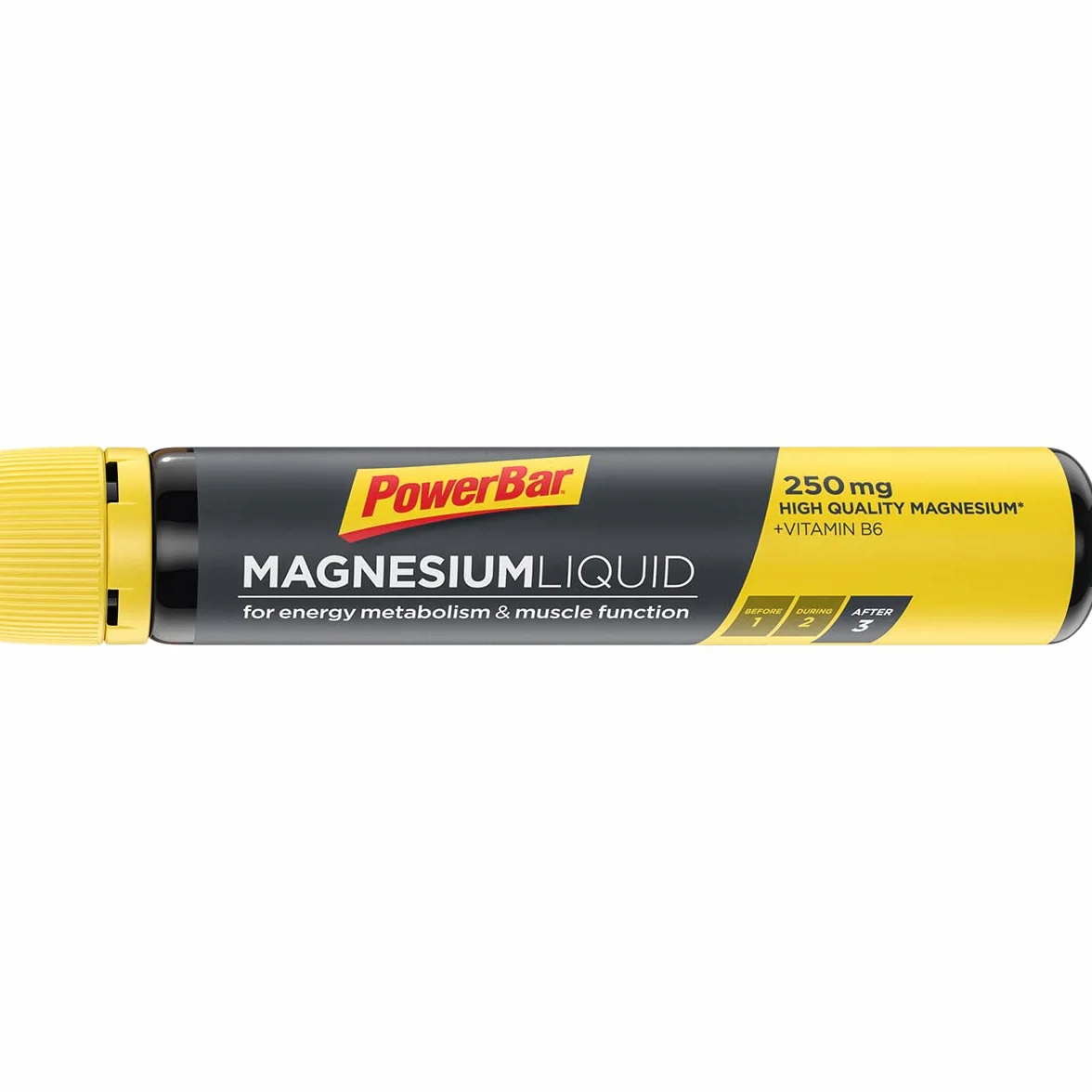 PowerBar Magnesium Liquid Ampollas 20X25ml Suplemento Magnesio 250mg