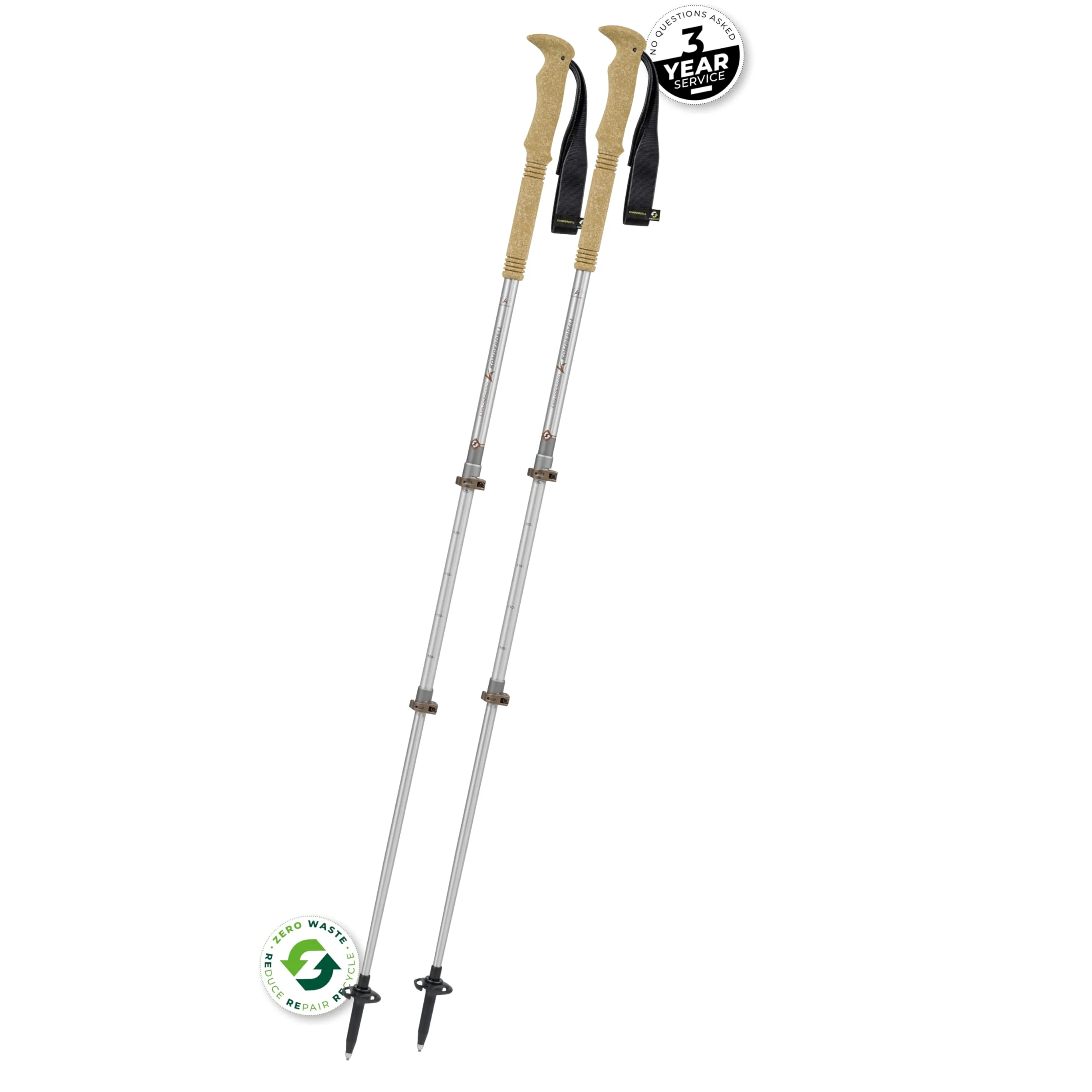 Komperdell Explorer Zero Cork - Bastones de trekking (105-140 cm)