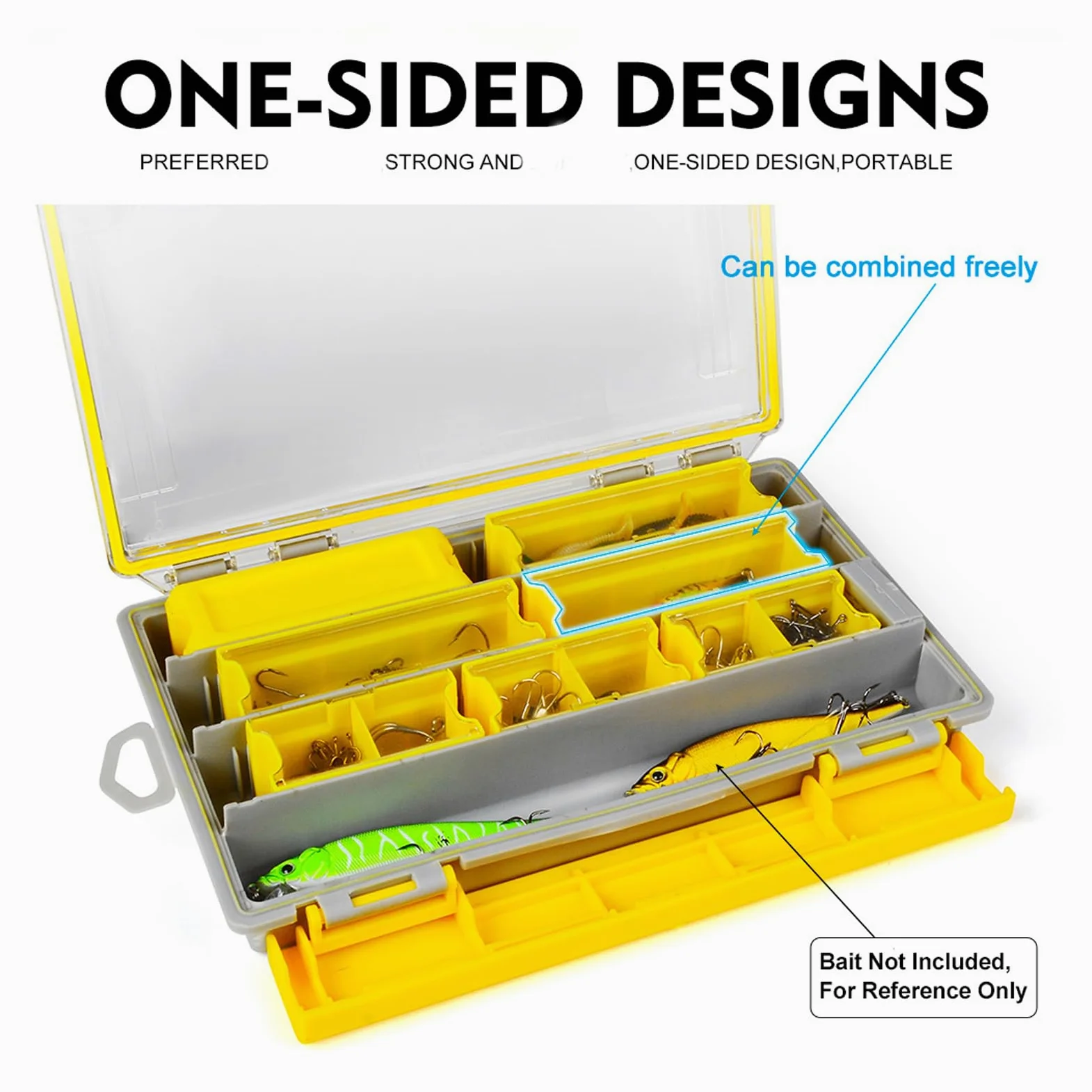 Caja de aparejos de gran capacidad, portátil, multifuncional, accesorios de almacenamiento para acampar al aire libre, cajas organizadoras portátiles