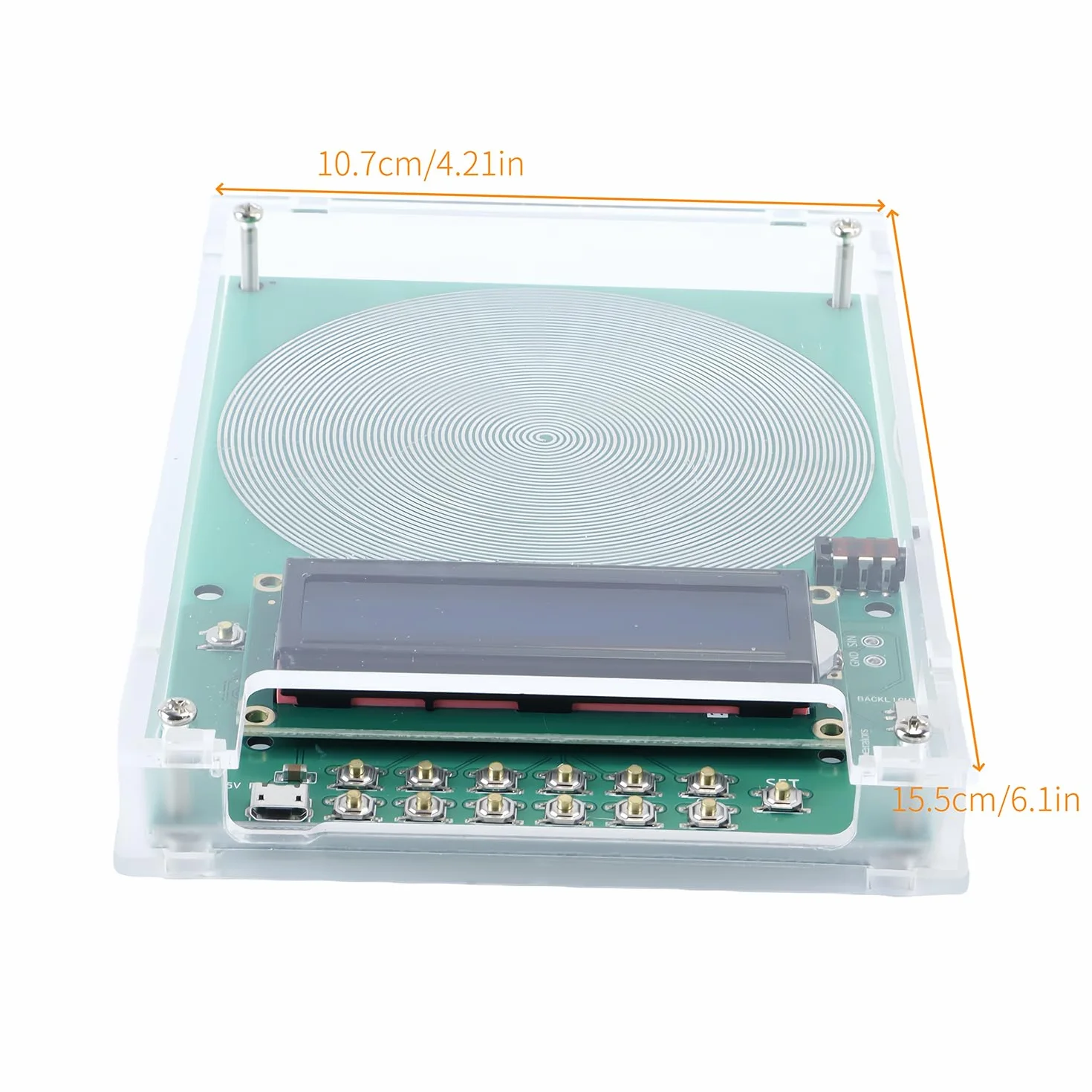 Generador de frecuencia Schumann 7,83 Hz 0,01-30000 Hz ajustable con funda y cable USB