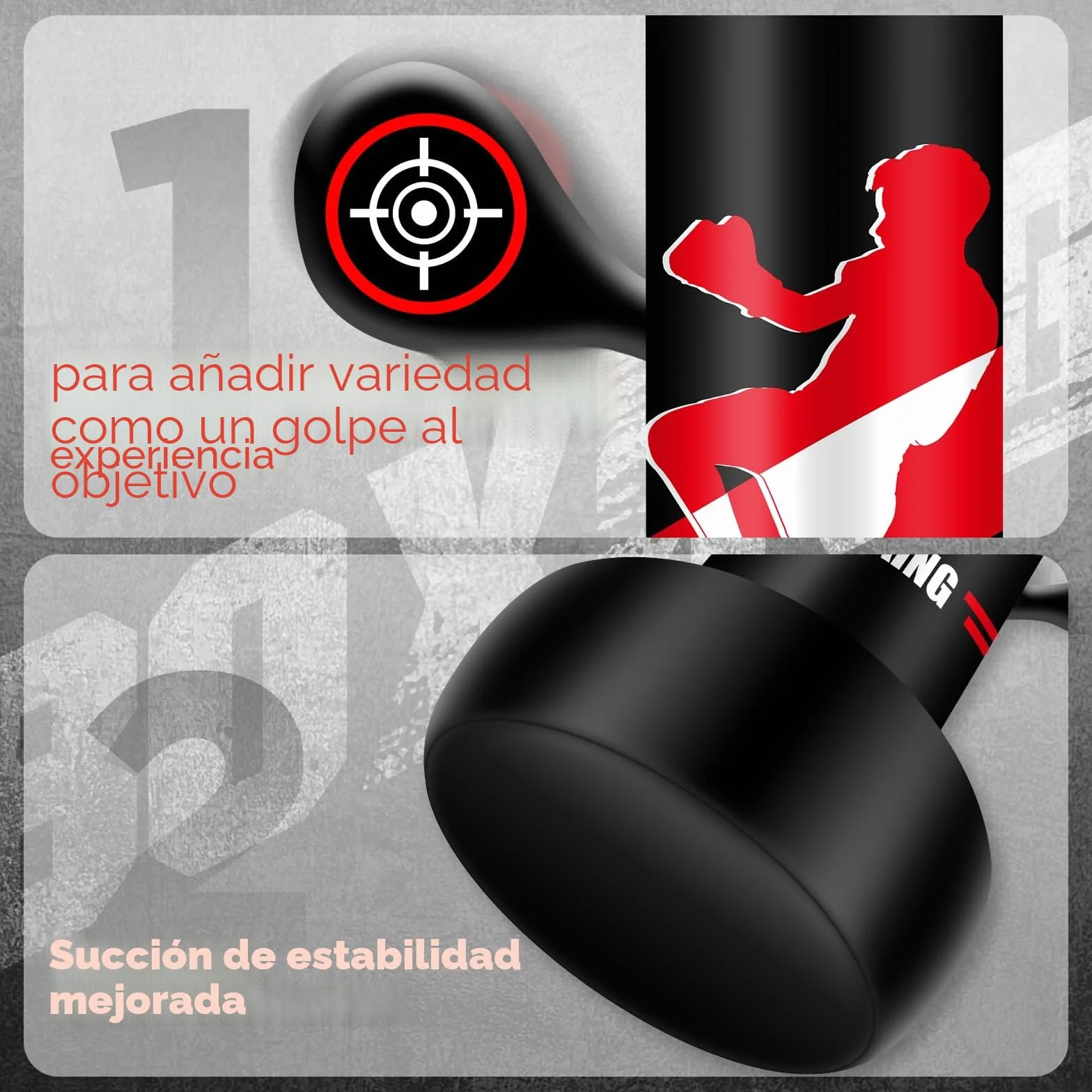 Saco Boxeo niños, Set de Boxeo con Bomba y Cuerda para Saltar Saco de Boxeo Hinchable Grande de 165cm, Regalos para niños y niñas de 3 a 12 años para Practicar kárate, Taekwondo