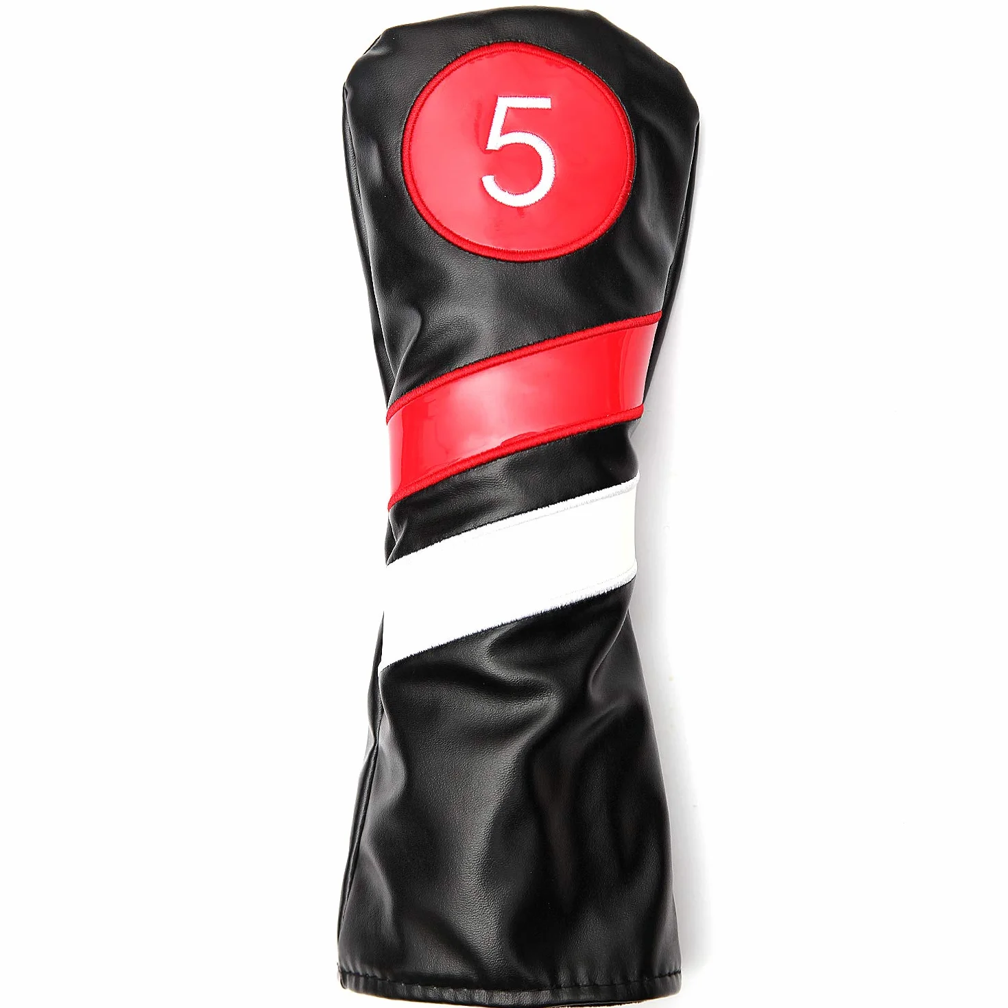 Juego de Fundas Protectoras para Palos de Golf # 1# 3# 5 de Madera para Conductor/Fairway Rescue Woods/Hybrid PU Leather Head Covers Set