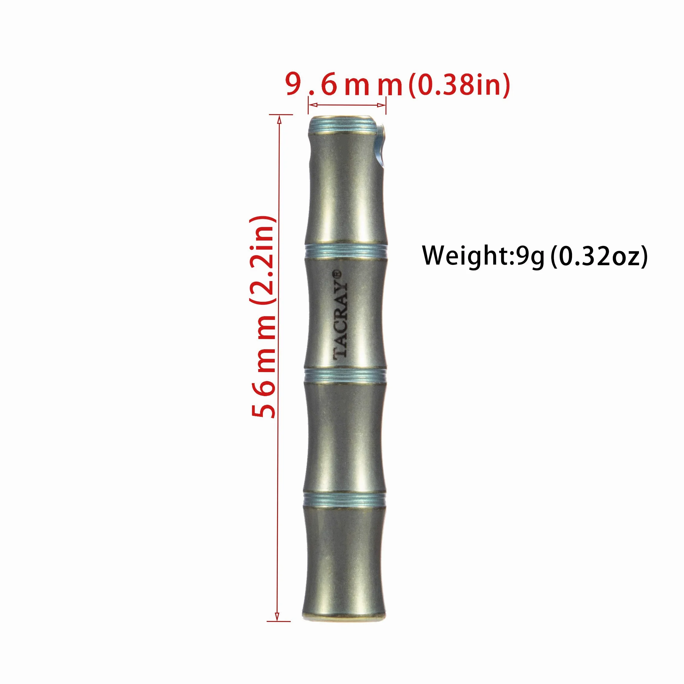TACRAY Silbato de supervivencia de silbato de titanio para emergencia, silbato fuerte perfecto para seguridad infantil (verde)