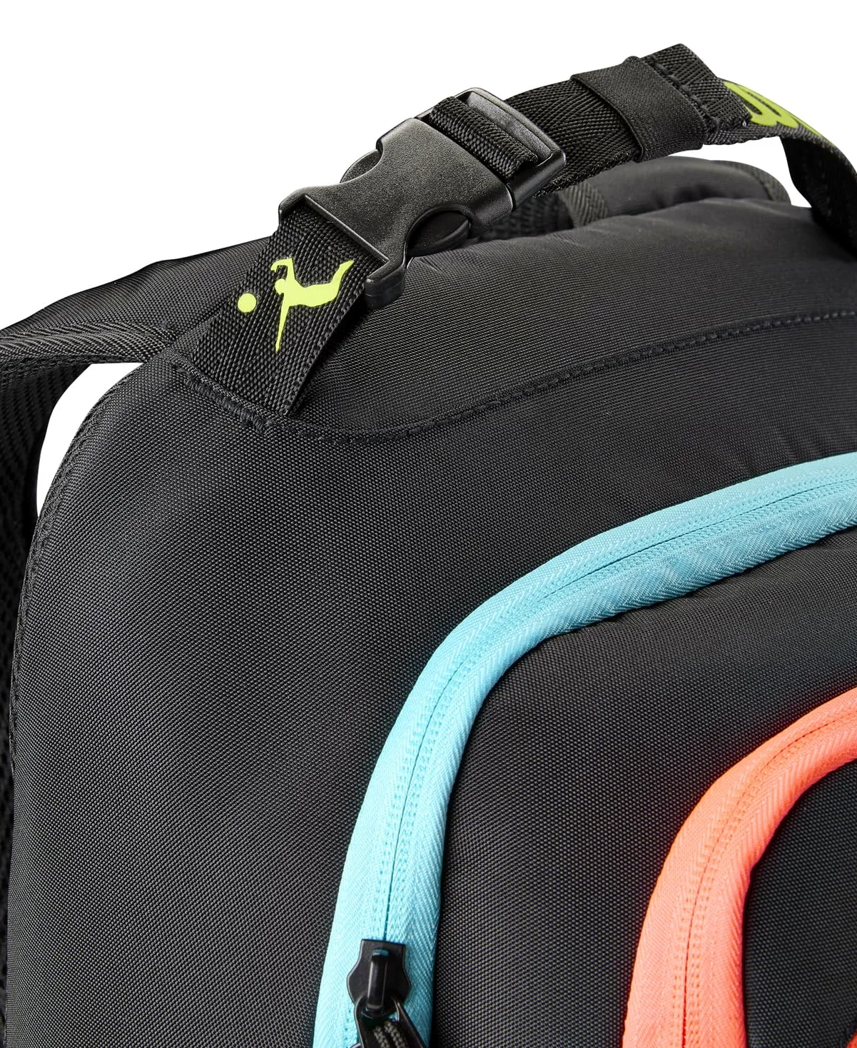 Wilson OPTX - Mochila de Voleibol, Color Negro y Amarillo