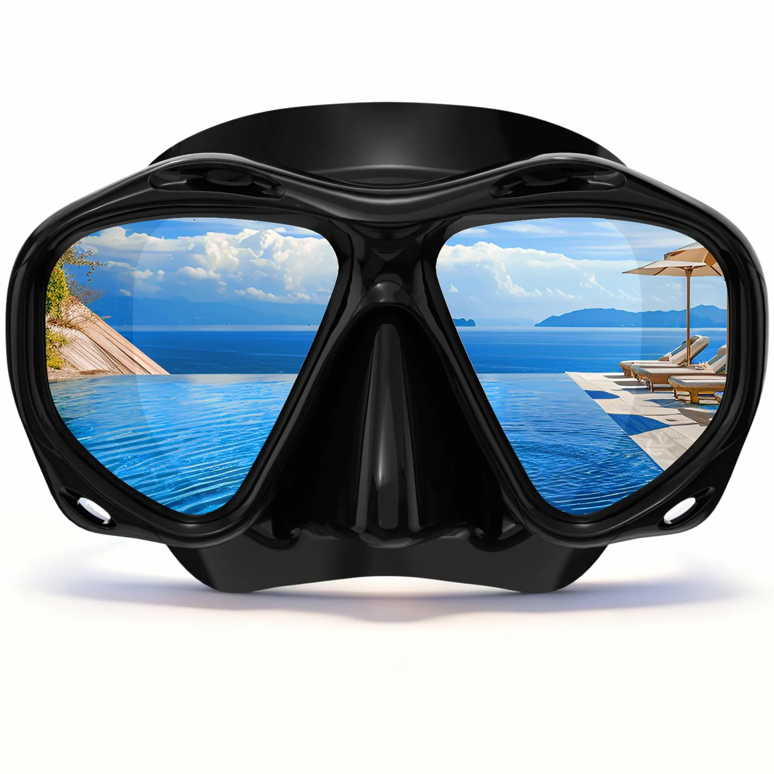 Máscara de buceo para adultos, máscara de buceo antivaho, gafas de buceo