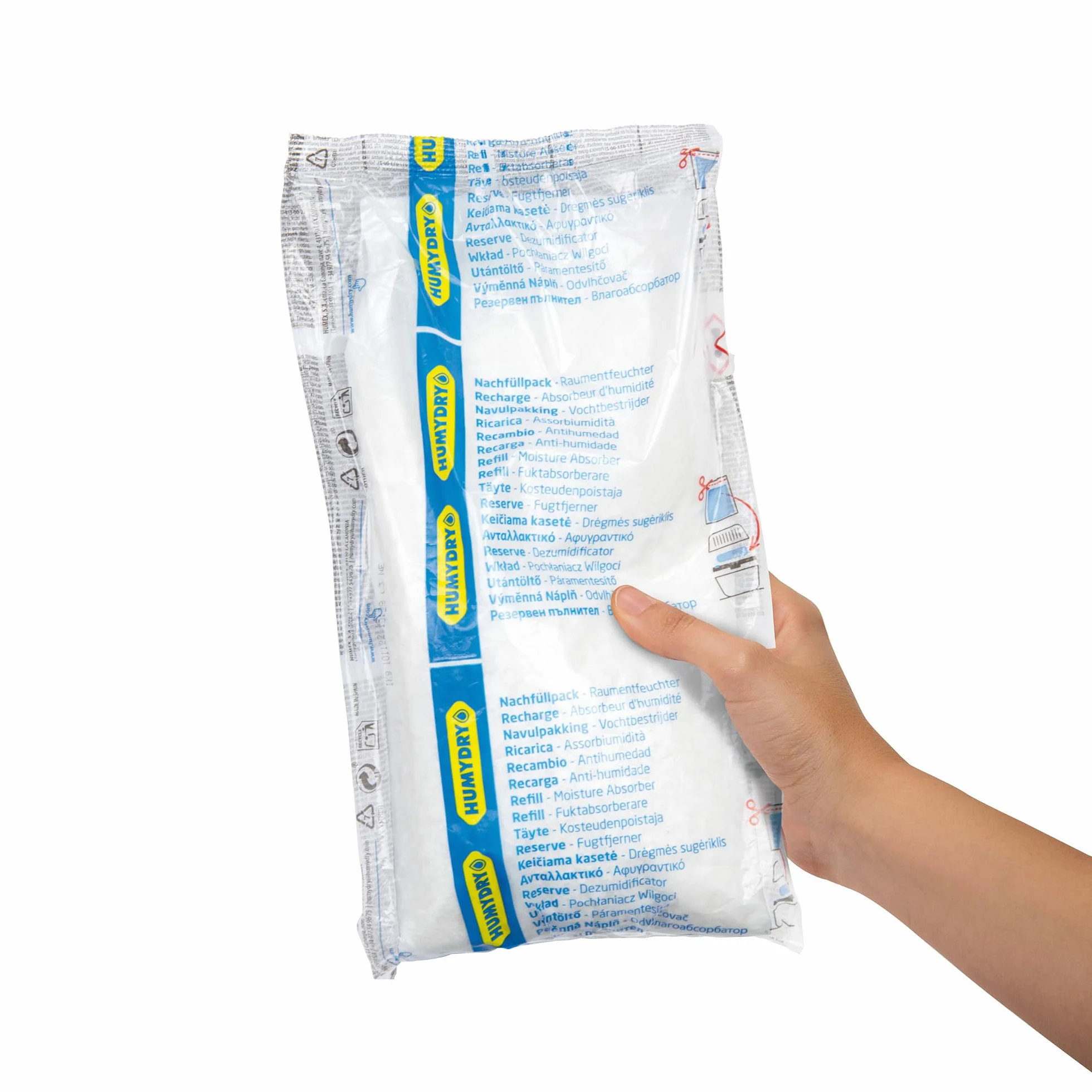 Recambio Deshumidificador 1kg Pack 4 Sin Perfume Absorbe Humedad 35 m² Compatible con Aparatos 1 kg Premium y Magnum