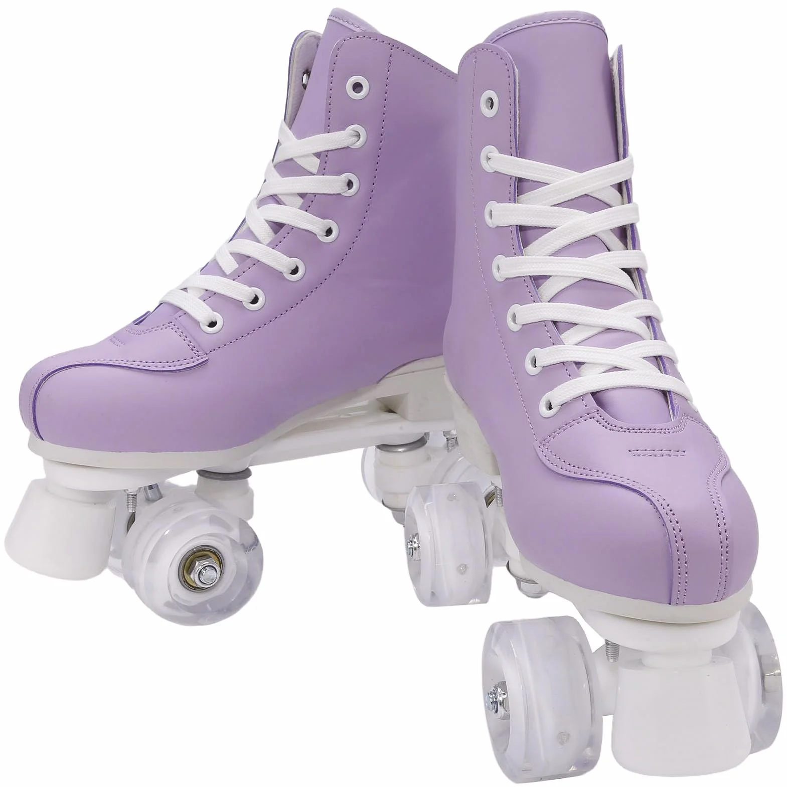 XUDREZ Patines de ruedas para mujeres y niñas, patines Derby para adultos, color verde menta, patines de cuatro ruedas para principiantes, al aire libre e interiores