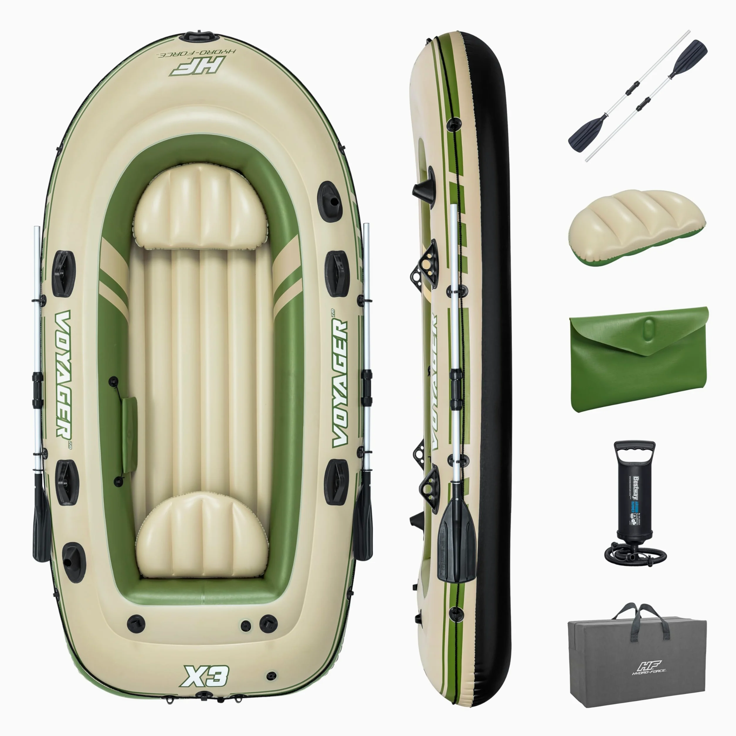 Bestway Voyager X3 Juego de balsa, de 9'8' x 54'/2,94 MX 1,37 m