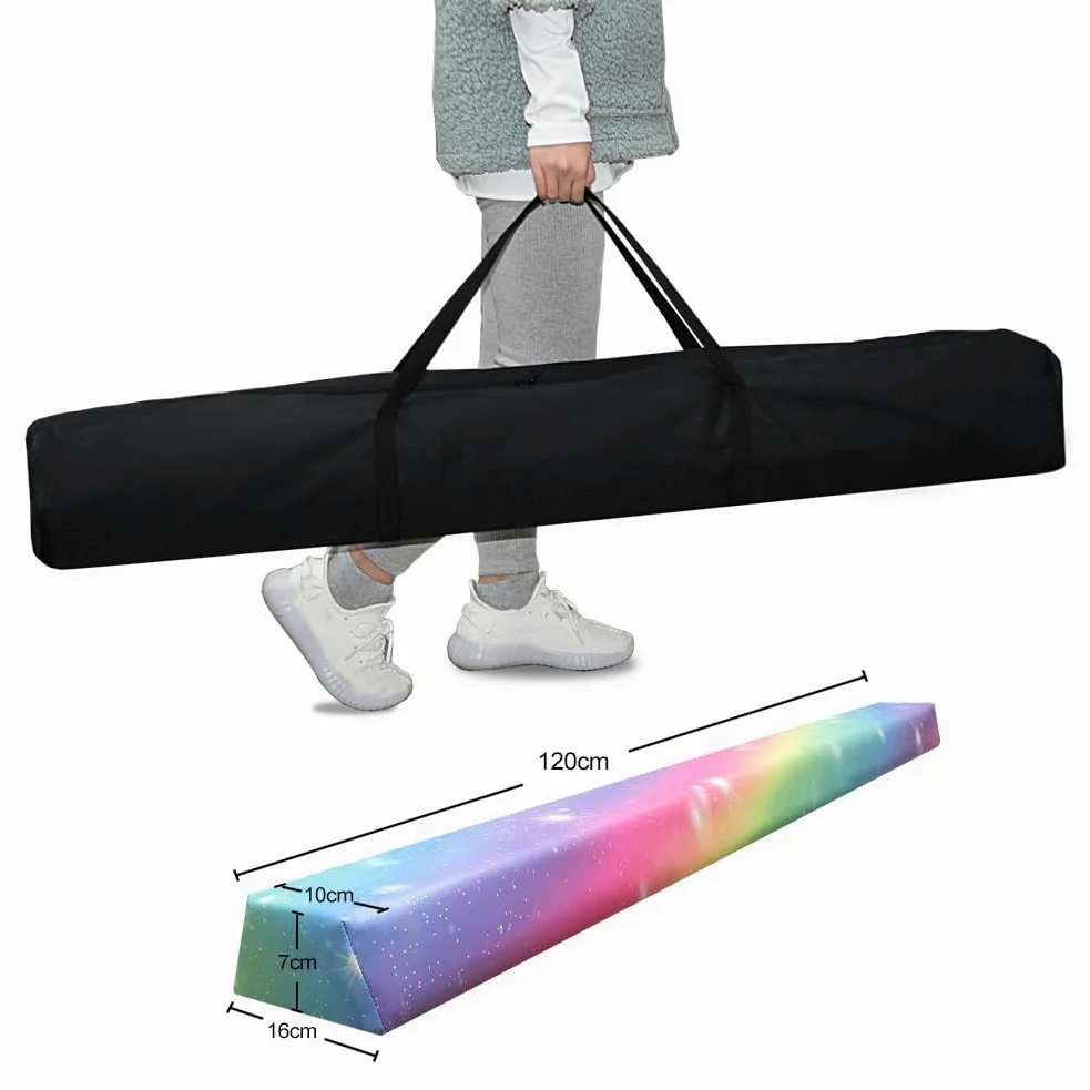 HomeSun Barra de equilibrio plegable de 240 cm, barra de equilibrio, barra de equilibrio, barra de gimnasia, ejercicio, fitness, entrenamiento, gimnasia para el hogar