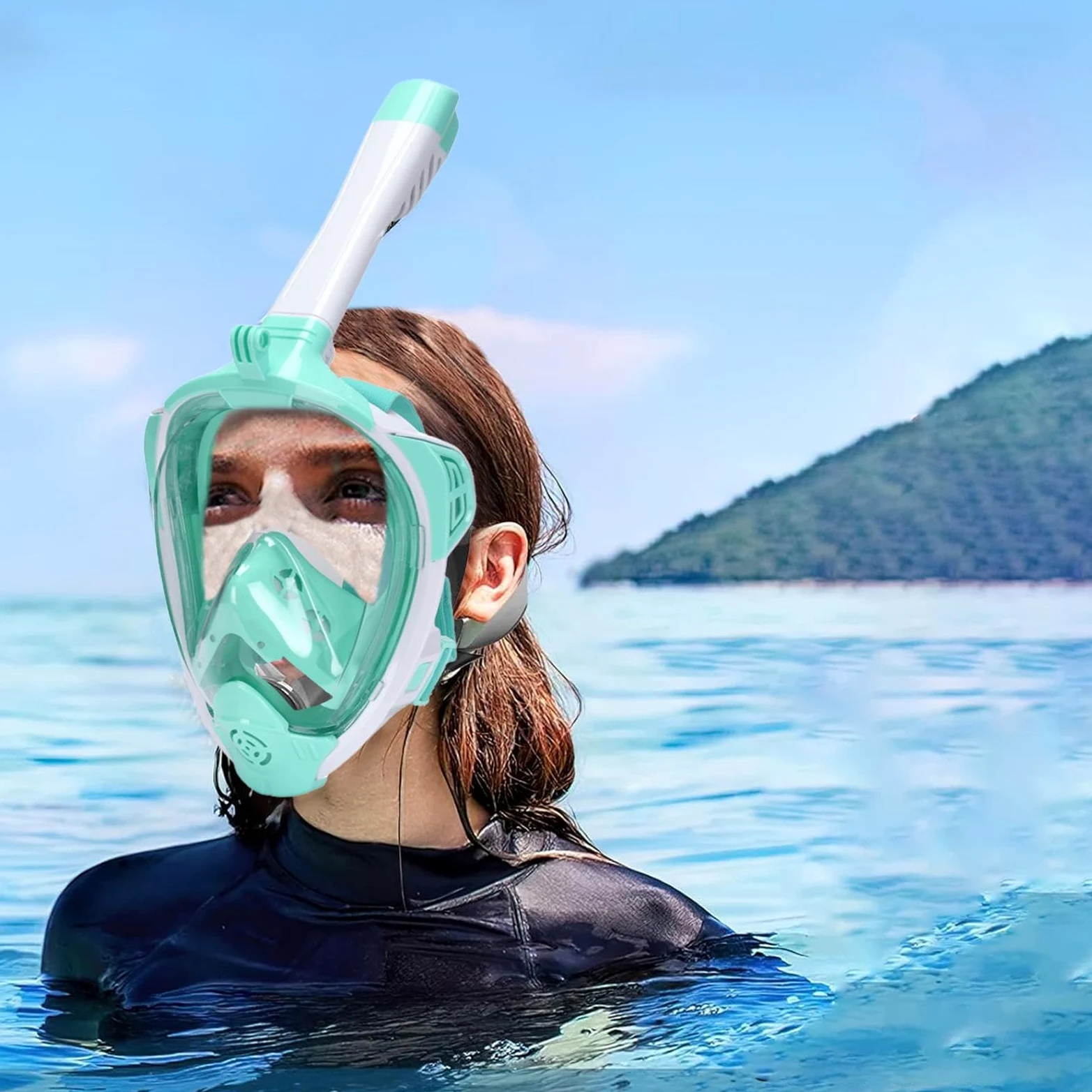 Gafas de esnórquel para adultos, gafas de natación antivaho, vista panorámica de 180°, gafas de natación antivaho, gafas de buceo sin fugas para hombres y mujeres