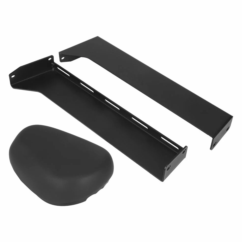 Asiento cubierto de cuero PU para scooter eléctrico KuKirin G4 con sistema de bisagra plegable, base de aleación de aluminio y relleno de esponja de alta resistencia