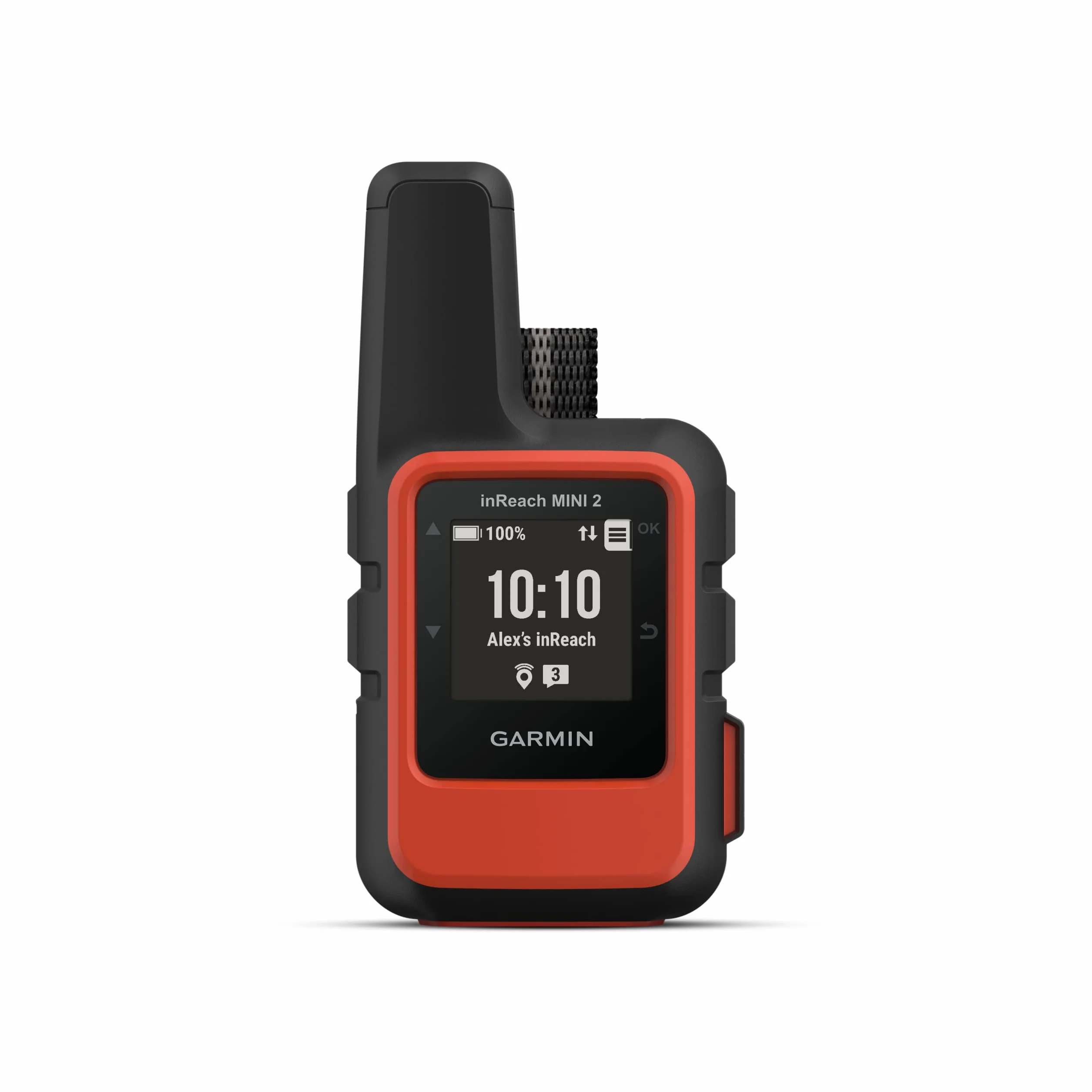 Garmin inReach Mini 2, Dispositivo Compacto de comunicación satelital con mensajería, Rojo