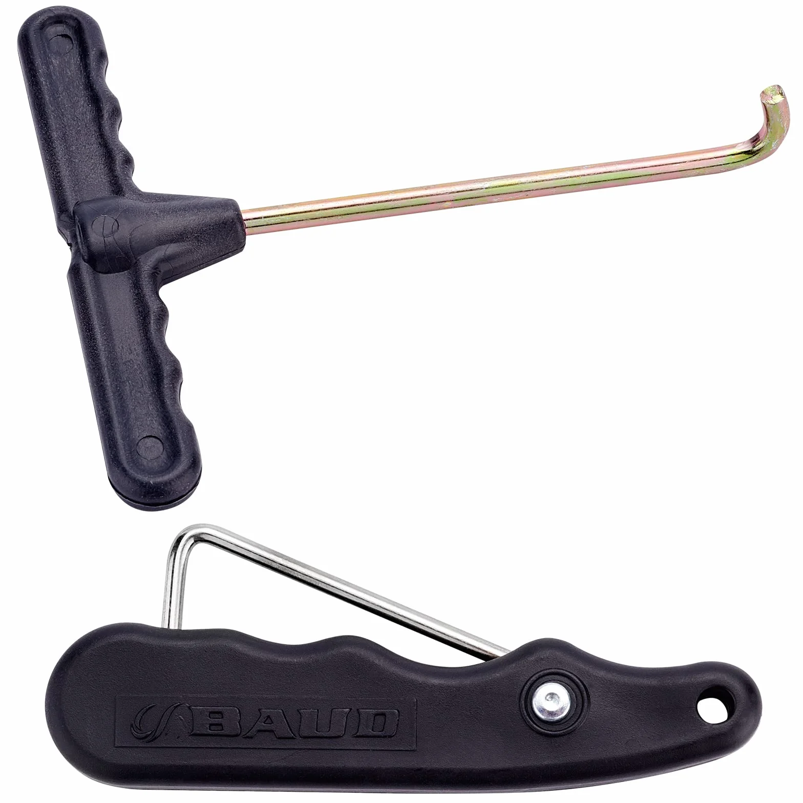 SUPERFINDINGS 1Pc Skate Lace Tightener PP Plastic Tightener Mango Hold con 1Pc Ganchos Black Sports Folding Lace Tightener para Patines de Hielo Botas de Patines Artísticos
