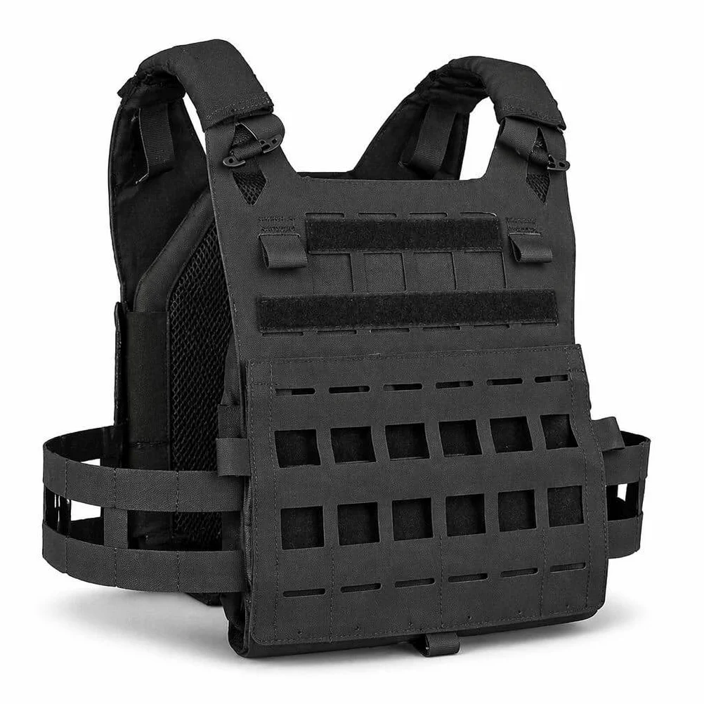 Chaleco Táctico Ultraligero: Correas Molle, Corredura/tejido Opaco, Ajustable