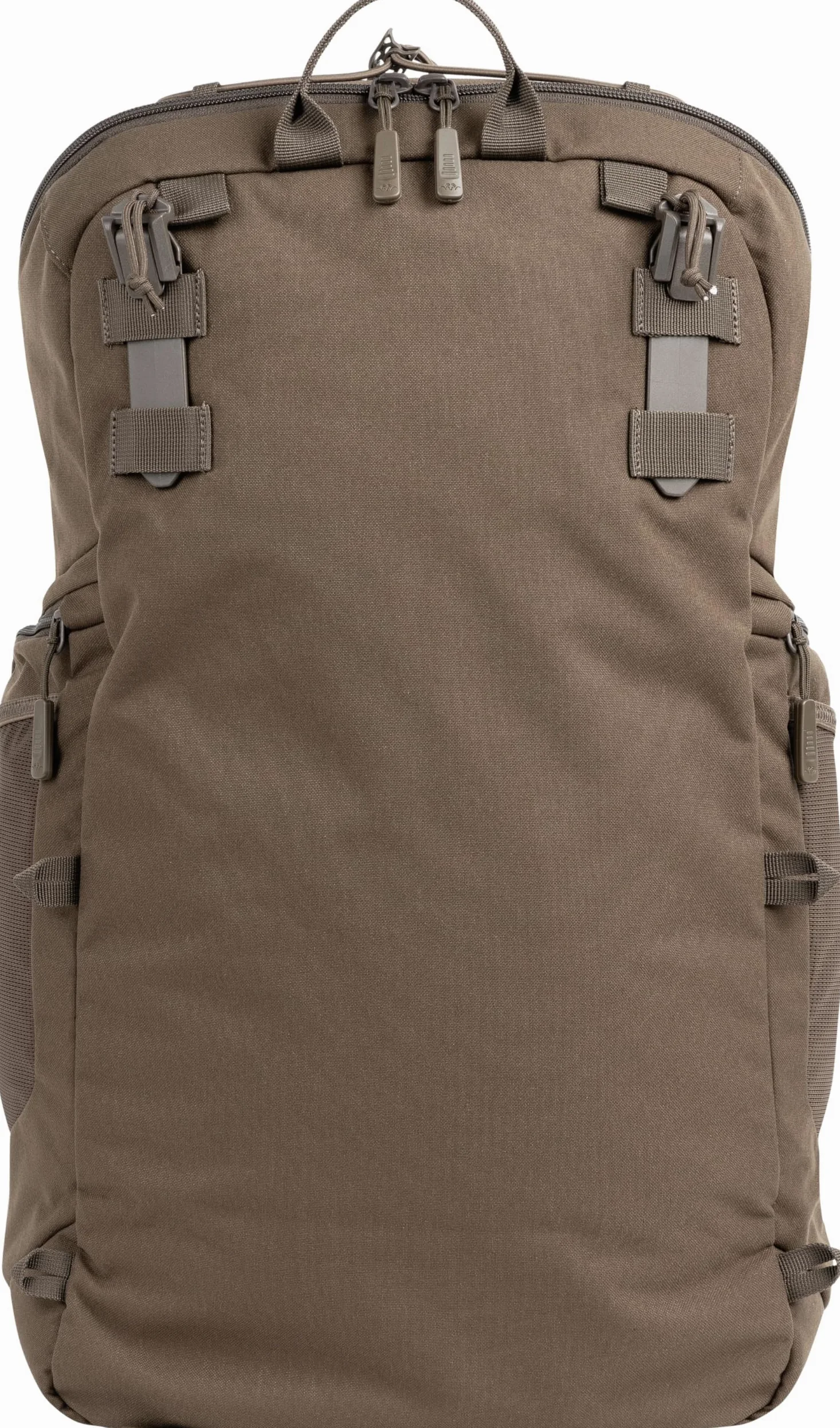 Blaser – Ultimate Backpack S | Mochila de caza modular de 30 L | Sistema Molle y sistema de hidratación compatible | Marrón oscuro & HunTec | Correas de compresión y espacio de almacenamiento