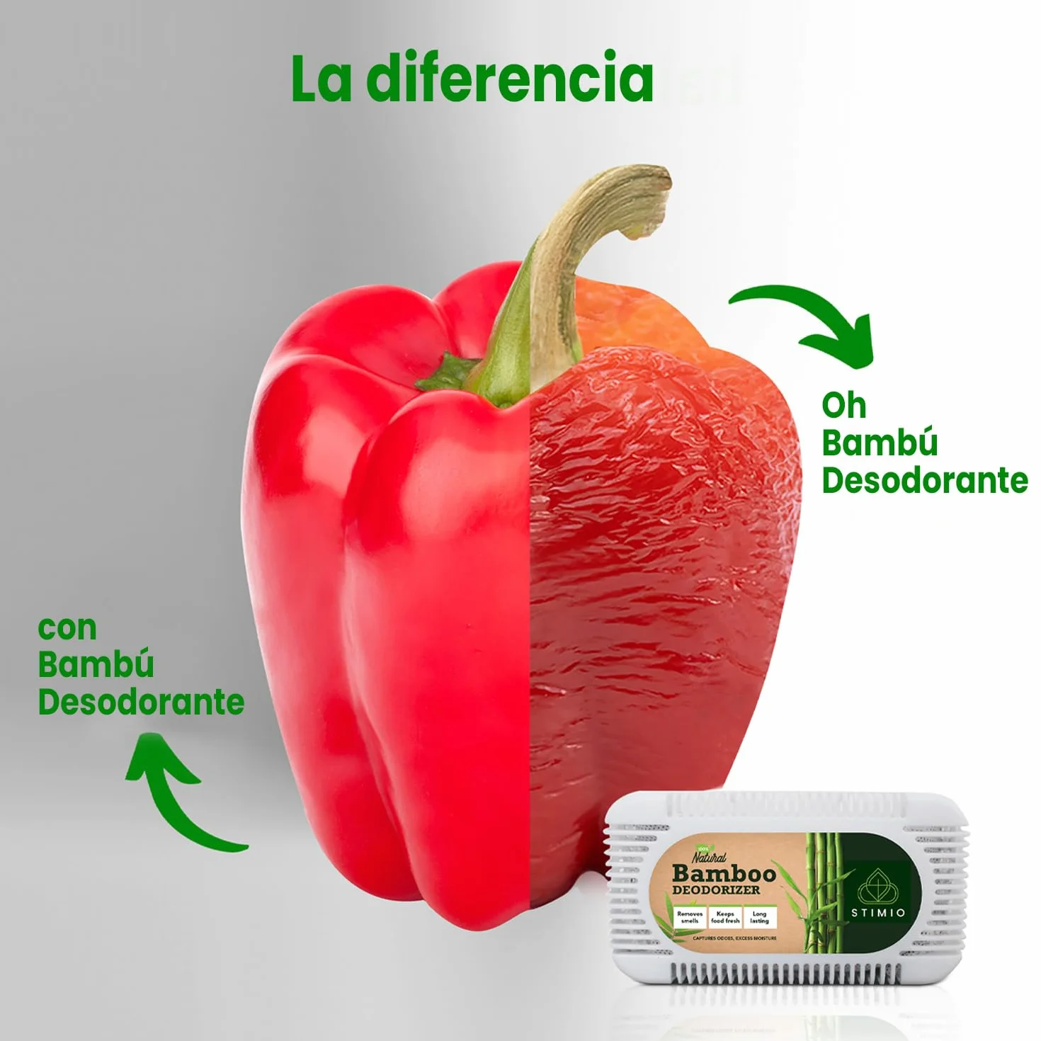 Neutralizador de olores para frigorífico, 4 unidades, carbón activo, eliminador de humedad