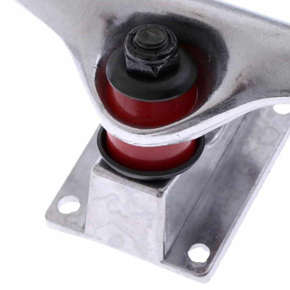 MERIGLARE 2 Piezas Reemplazo para Camiones de Skateboard Camiones de Longboard Camiones de Aluminio Camiones Pulidos Diseño Robusto con Eje de Acero Y Bushing P