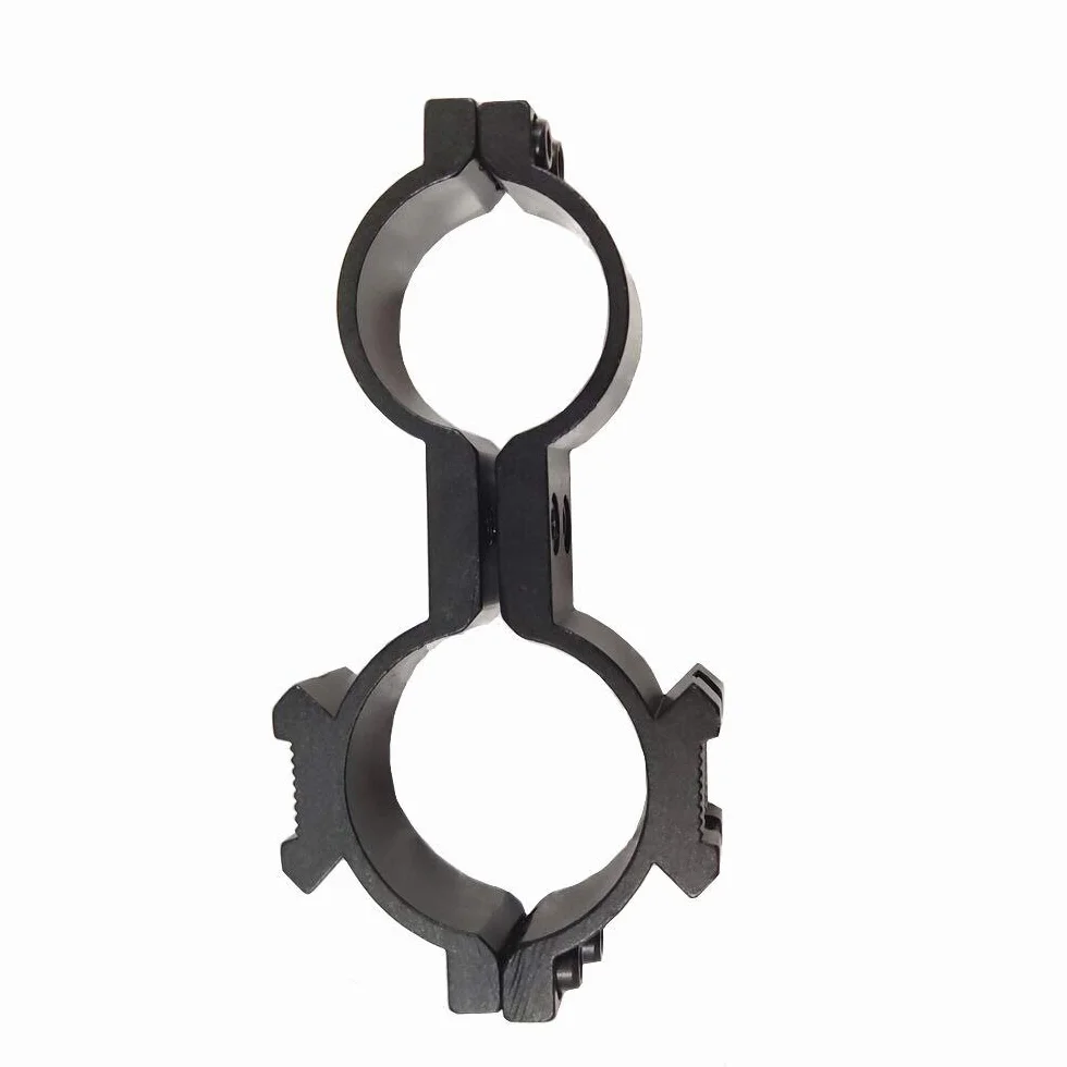 FIRECLUB Dual 1 Inch Mount Tube Ring for 1" Flashlight/Scope/Sight +1 Wrench