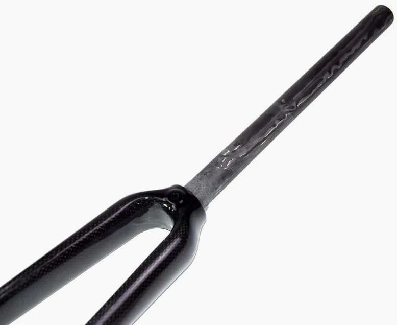 Horquilla Para Bicicleta Horquilla delantera de fibra de carbono for bicicleta de carretera de carreras, 700C, 25,4 mm, brillante y mate, horquilla rígida de carbono for bicicleta de piñón fijo Horqui
