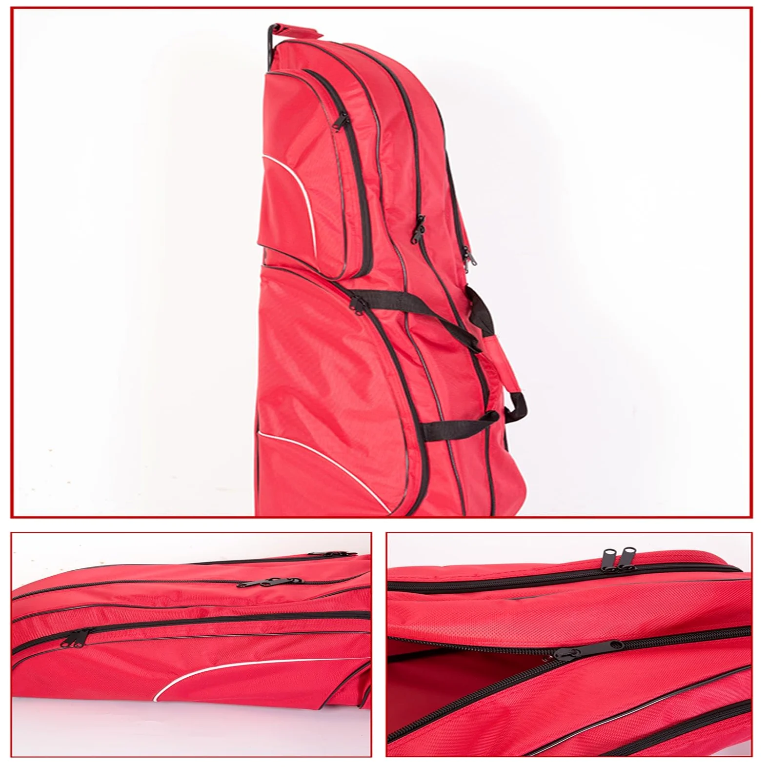 Bolsa Pequeña con Ruedas para Esgrima, Bolsa de Espada para Máscara, Espada y Traje, Equipo de Esgrima, Tela Oxford Impermeable 1680D, Esgrima Bolsa Portátiles Universales(Black)