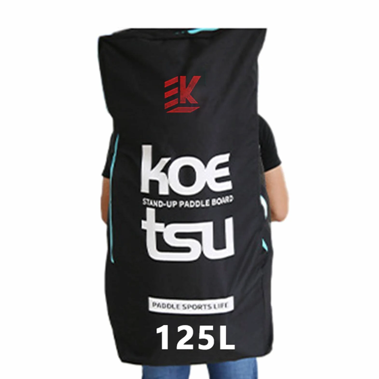 Fulenyi Mochila Inflable para Paddleboard, 125L Mochila Hinchable Paddle Surf, Viaje con Funda Acolchada Espuma para Tabla Paddle Surf Inflable