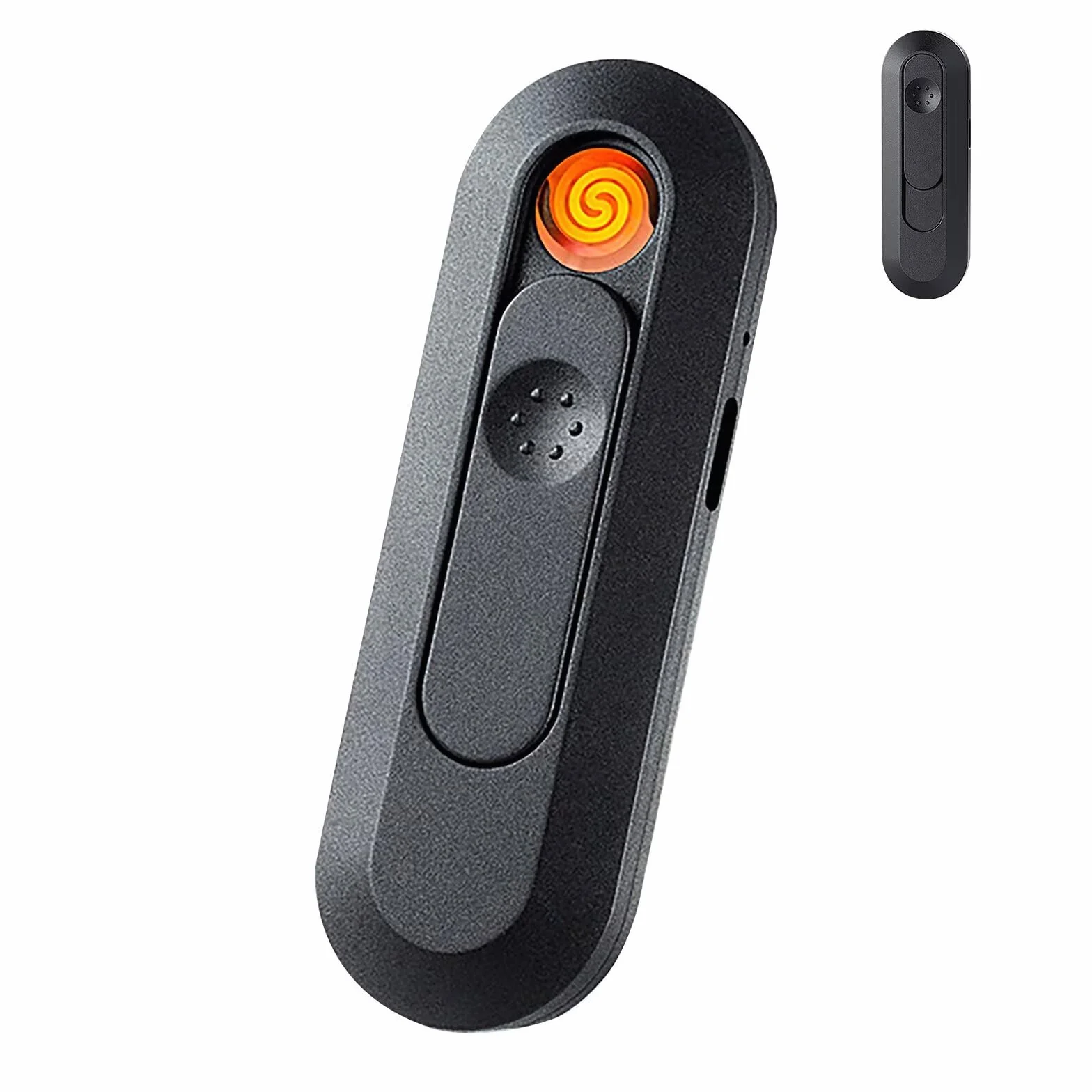 Encendedor eléctrico recargable USB resistente al viento sin llama