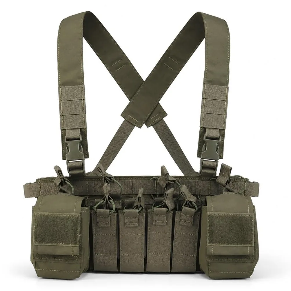Chaleco Táctico Liteweight D3CRX Con Bolsillos Funcionales Cuádruples De 9 Mm Y Utilitarios