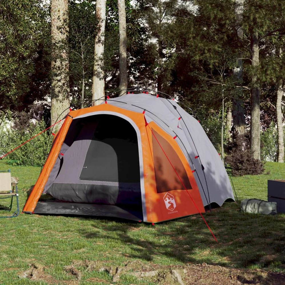 Tienda de campaña domo para personas verde, sistema de liberación rápida, poliéster impermeable con revestimiento de PU, tienda de campaña al aire libre xx,cm, fácilmente portátil, para aventuras de