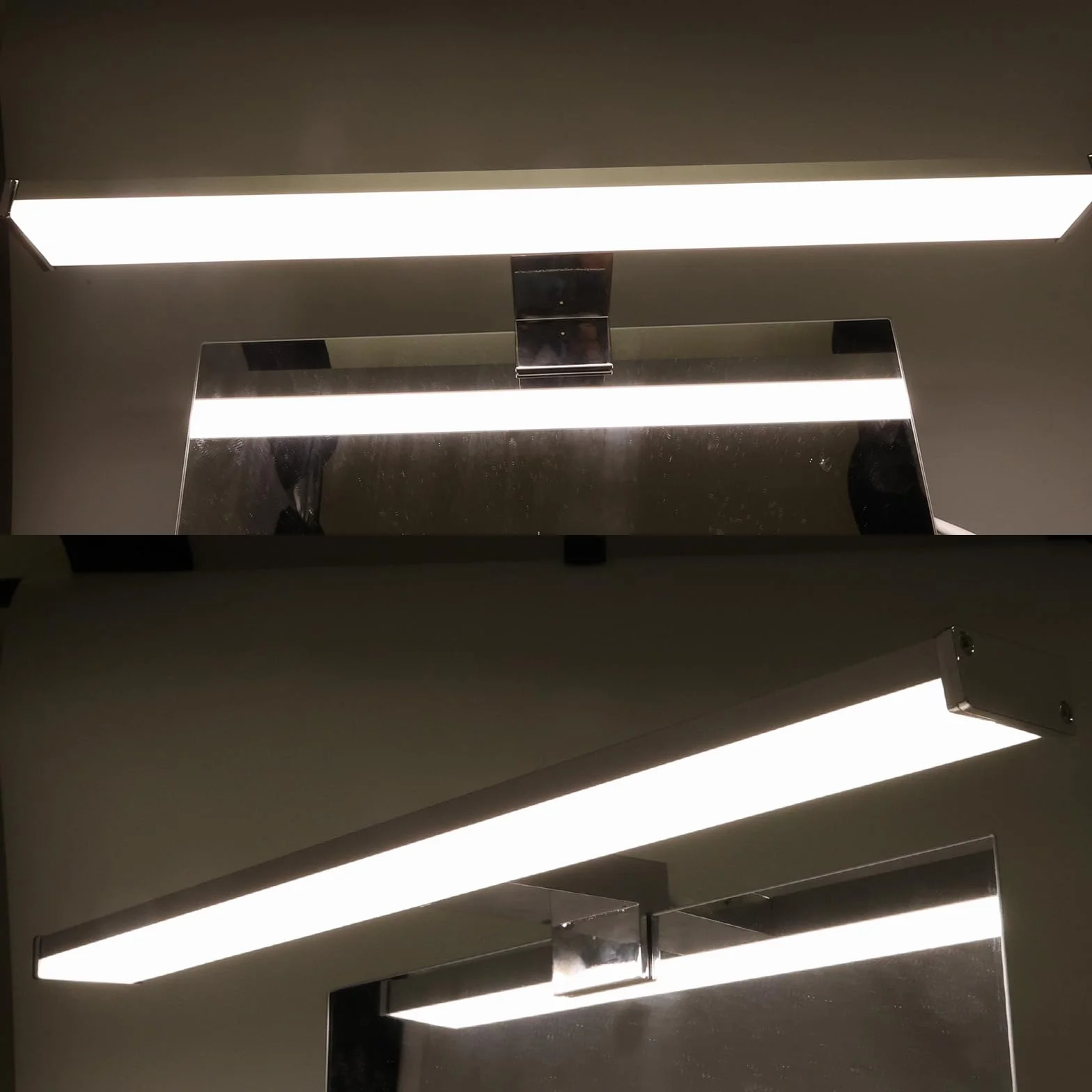 Alpinaluz Aplique LED para Espejo de Baño 40cm 4000K IP44 Aluminio Cromado 10W