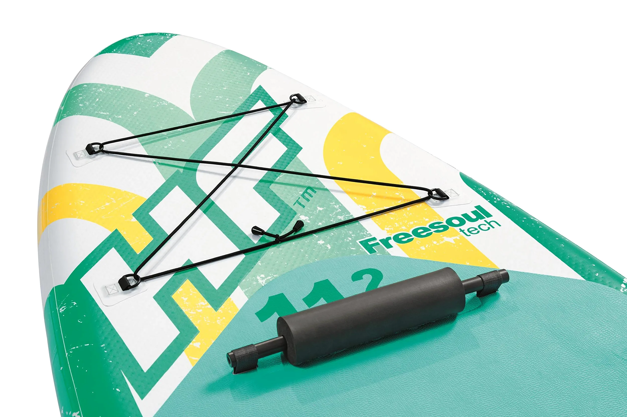 Bestway 65310 - Tabla Paddle Surf Hinchable Hydro-Force Freesoul Tech 340 x 89 x 15 cm con Remo, Asiento, Bomba y Bolsa