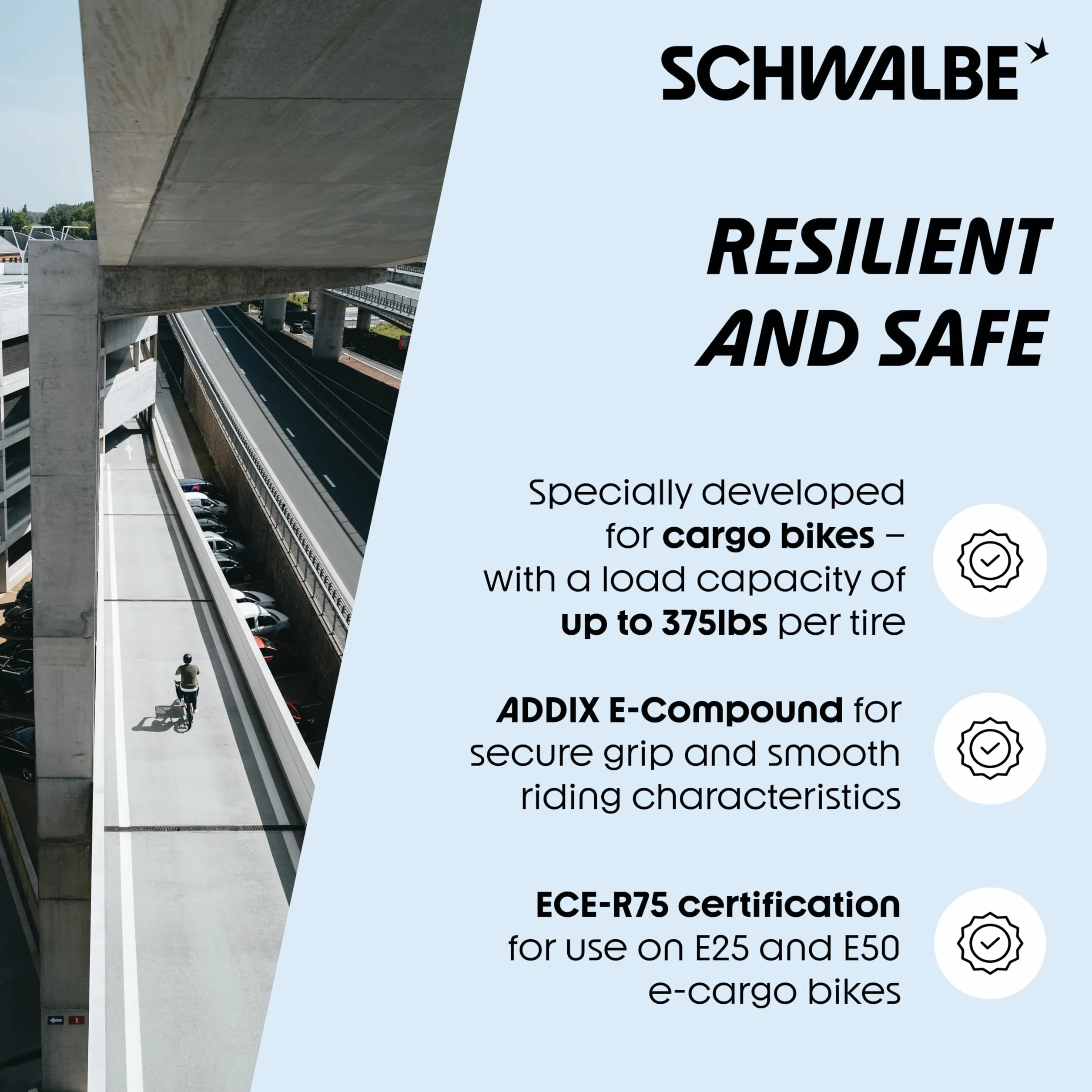 Schwalbe Pick-Up Performance E-Cargo Reifen // 60-559 (26x2,35') Super Defense