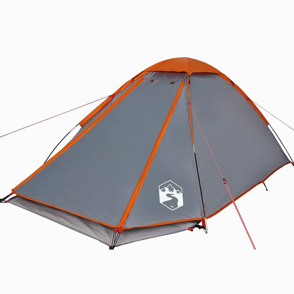 Tienda de campaña domo para personas, verde, impermeable, poliéster en T con revestimiento de PU, tienda ligera para trekking al aire libre con bolsa de transporte