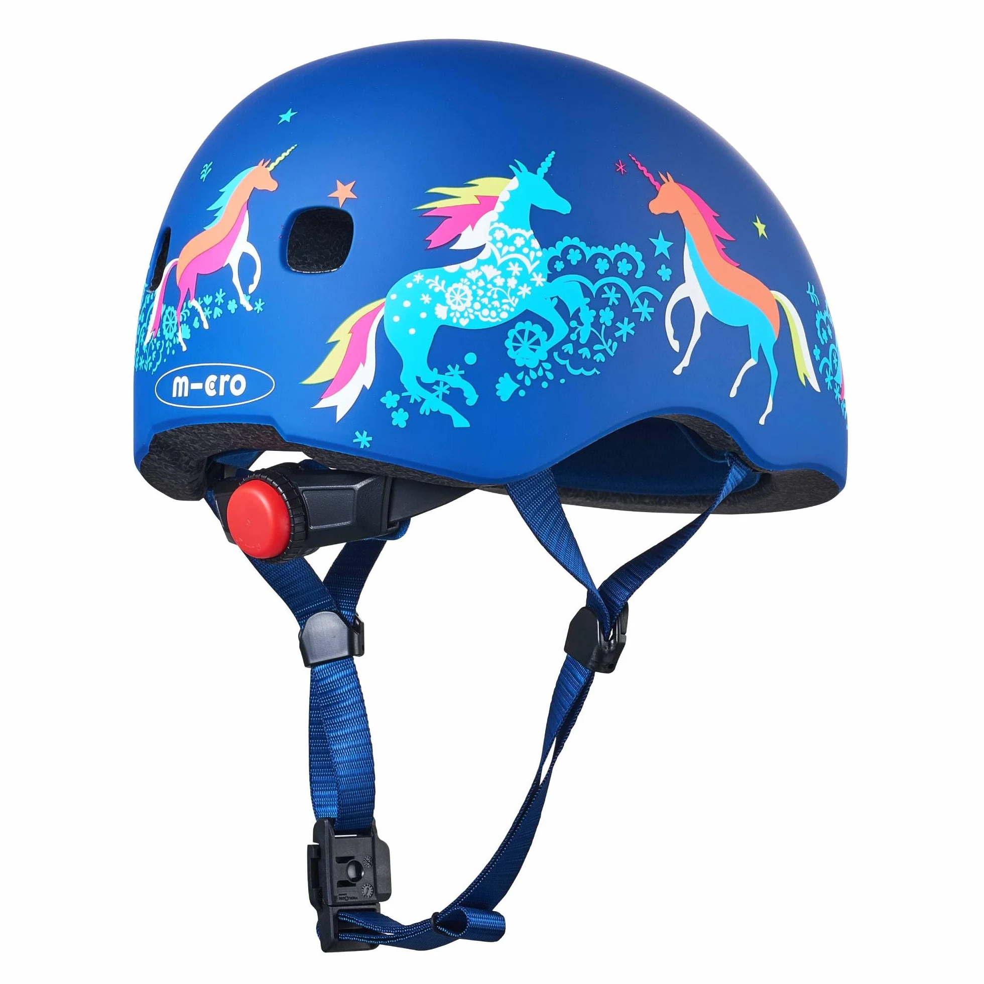 Micro Casco Infantil Patinete Bicicleta Ultraligero 250g Cierre Magnético Luz Trasera 3 Posiciones