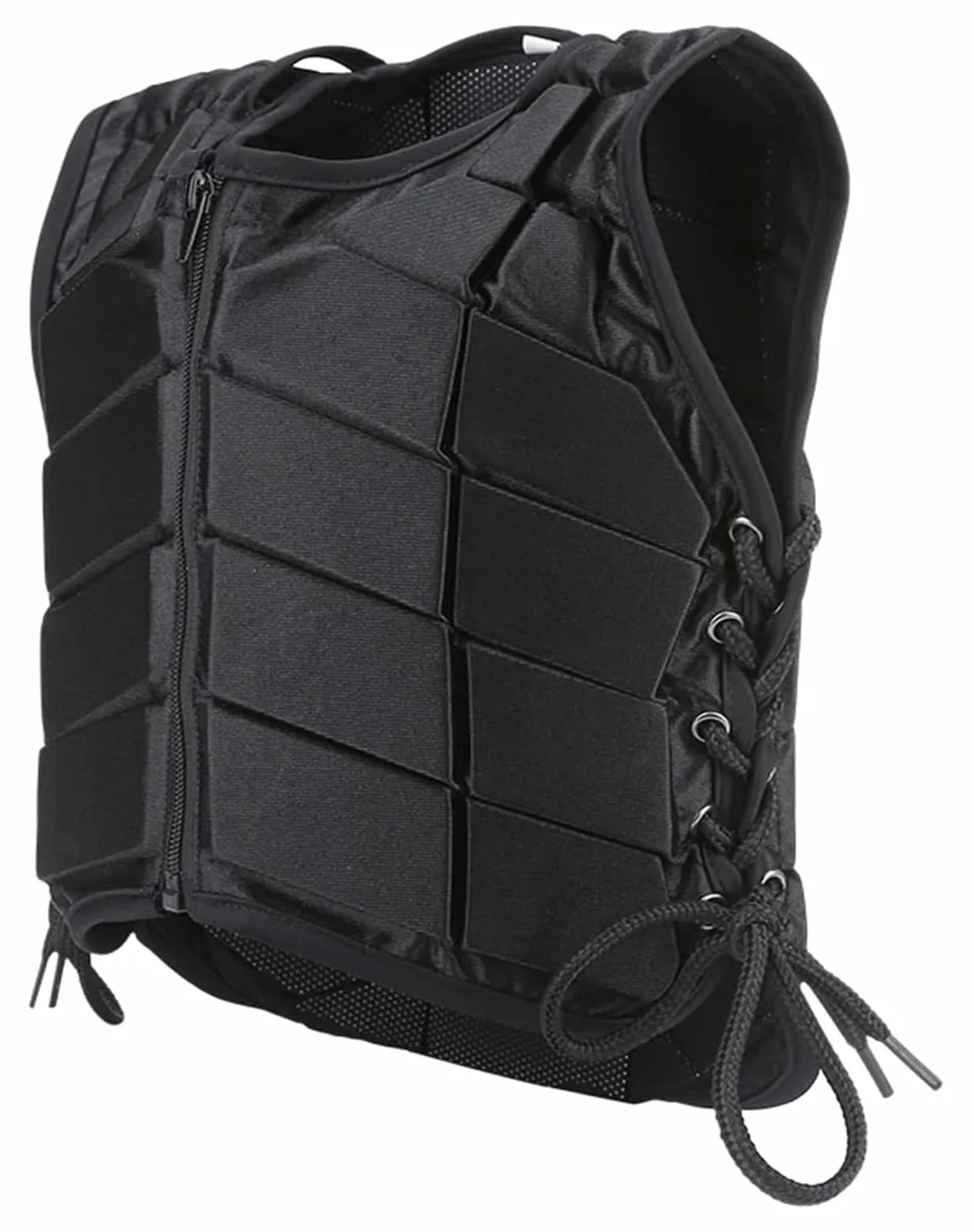 Ecuestres chaqueta protectora chaleco， Chaleco de seguridad acolchado y protector for entrenamiento de equitación, cómodo y adecuado for niños y niñas