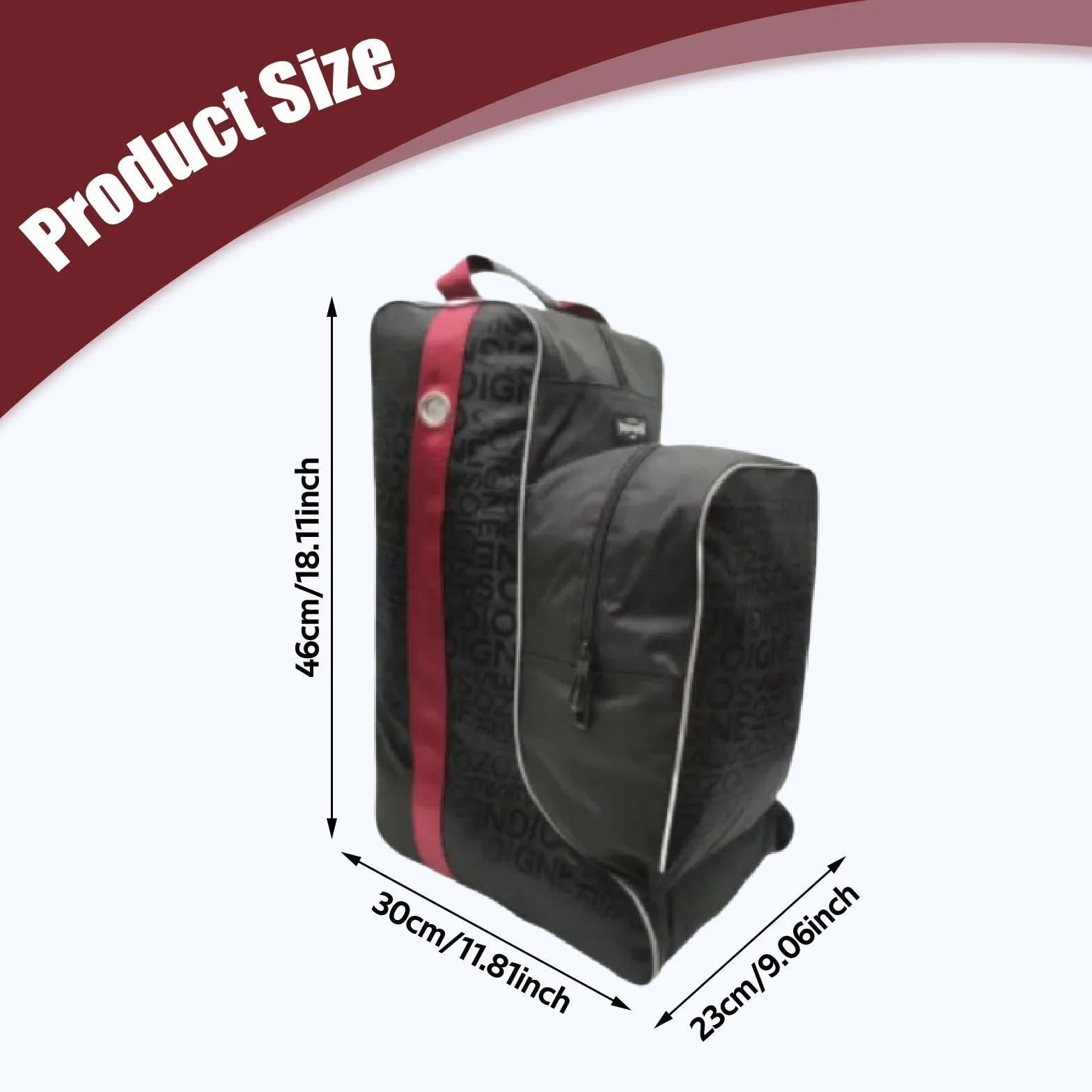 Fenteer Bolsa Alta para Botas, Bolsa Impermeable para Sombrero de Equitación, Almacenamiento para Accesorios de Equipo, Mochila Multifuncional Y Portátil