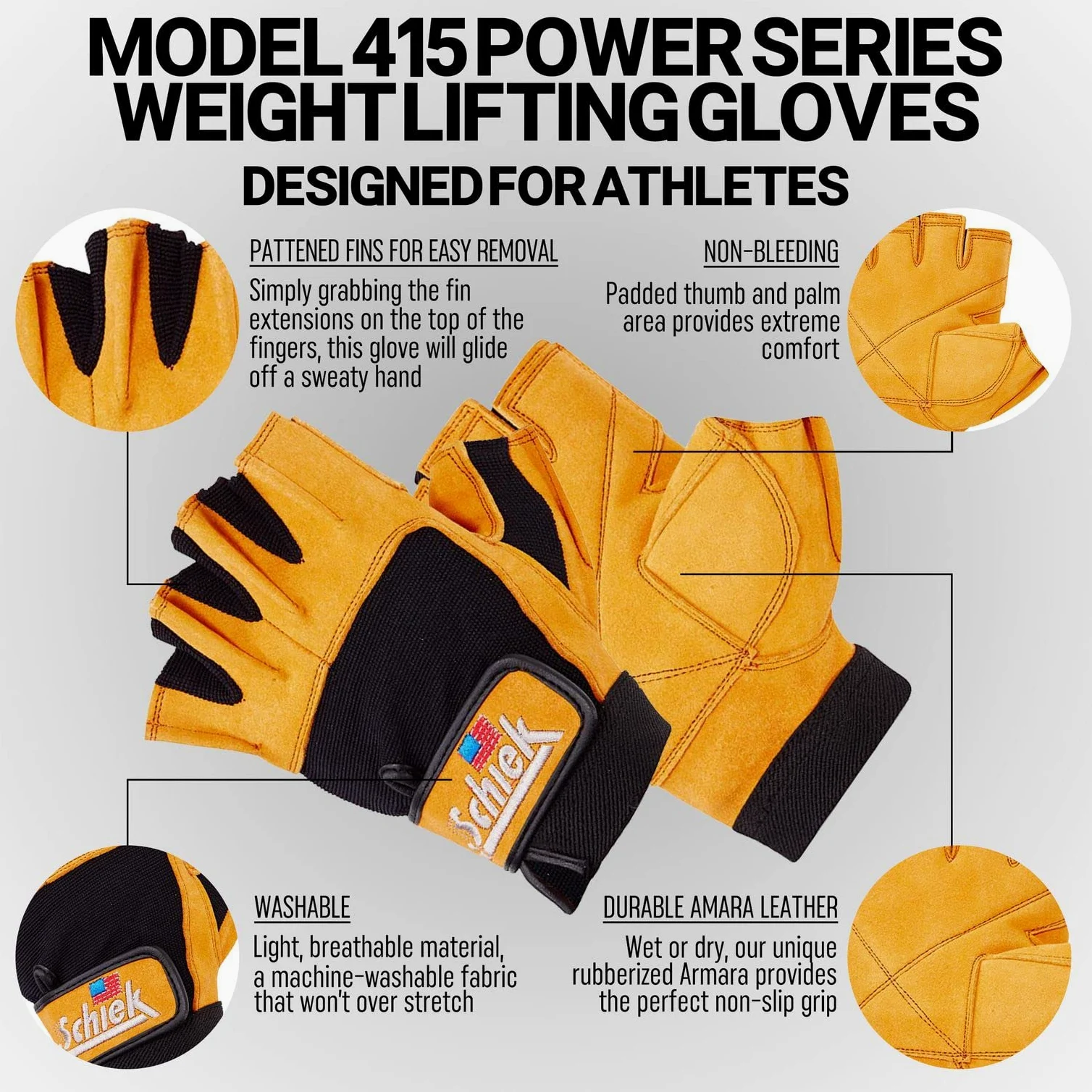 Schiek - Guantes Power Series - 415