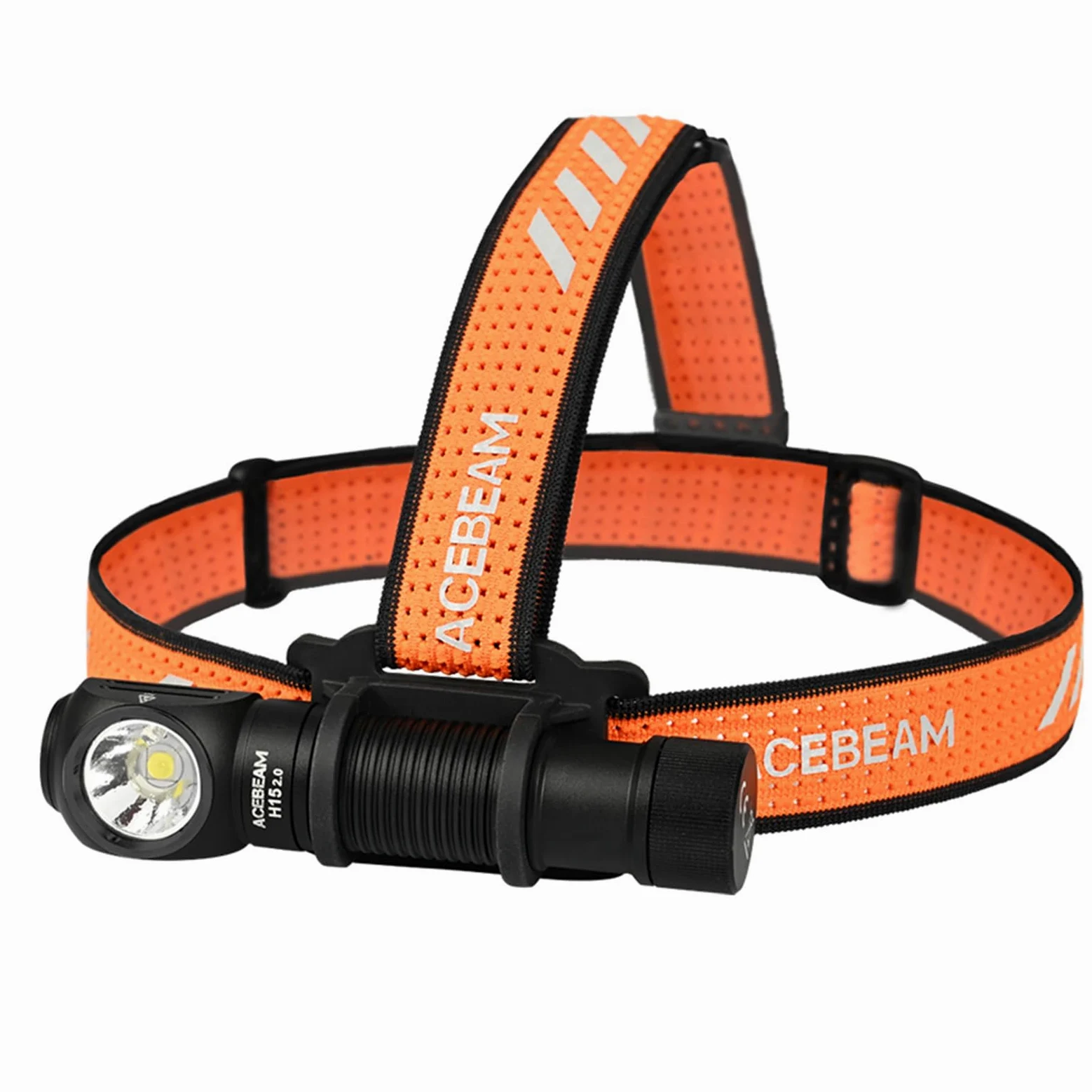ACEBEAM H15 2.0 linterna frontal led recargable, 2800 lúmenes, faro LED superbrillante con luz roja blanca, linterna de ángulo recto multifuncional para acampar al aire libre, reparar, pescar