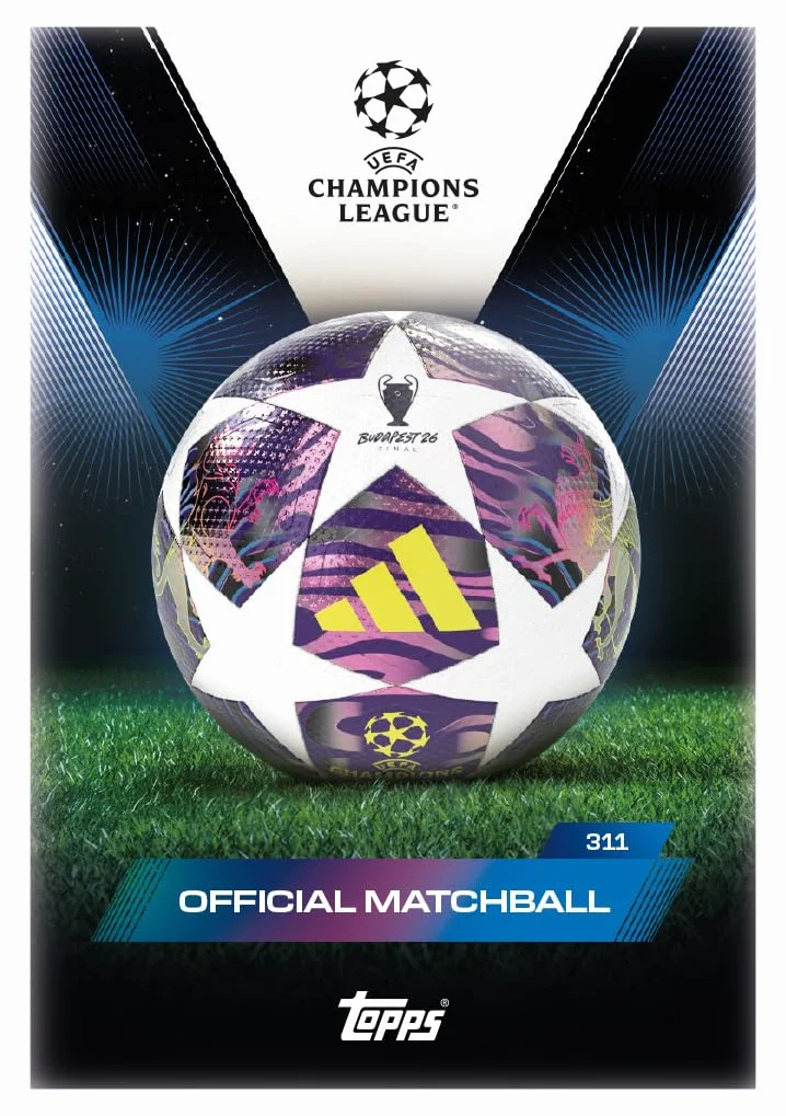Topps UCC Match Attax Extra 2026 Mega Tin Pyskicks 48 cartas 3 tarjetas LE