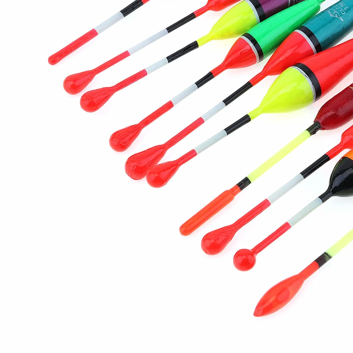 Flotador de pesca y bobber – Palo ovalado de madera de trucha para pesca