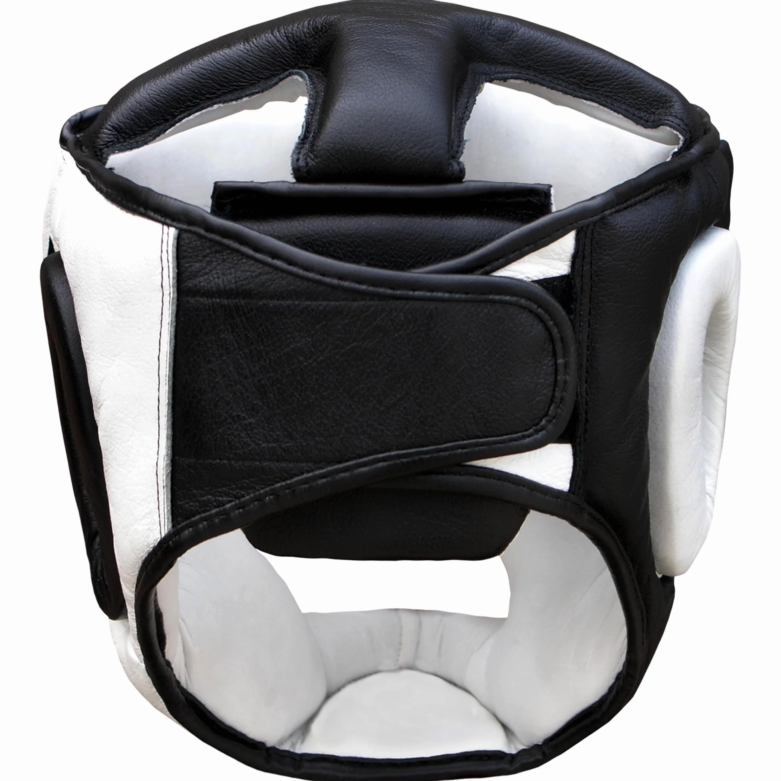Farabi Sports Boxeo Guardia Protector de Cabeza del Casco de Entrenamiento MMA Pro para Toda la Cara, Protección Cheek Sombreros y tocados de Cuero Real