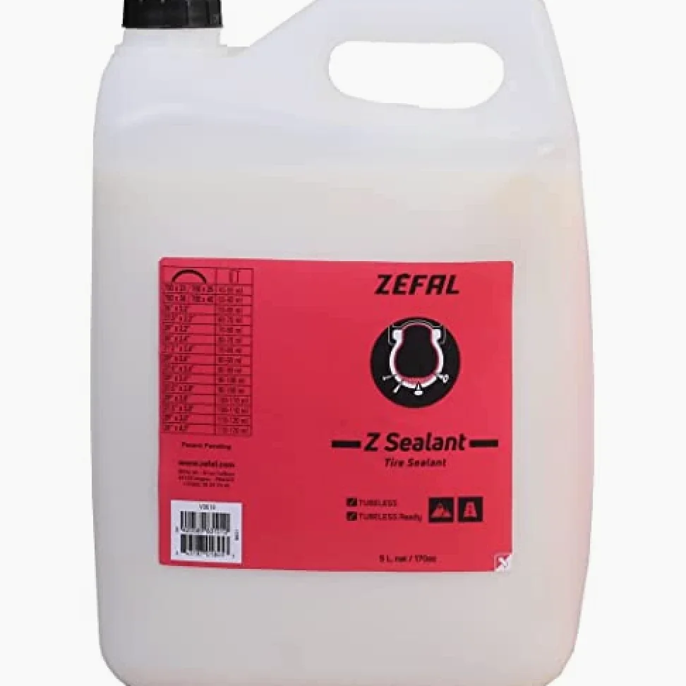 ZEFAL Z Sealant Liquido Antipinchazos Bicicleta - Antipinchazos para Bicicletas - Líquido Tubeless MTB Y Compatible con Neumáticos Válvulas Presta y Shrader - 5 L