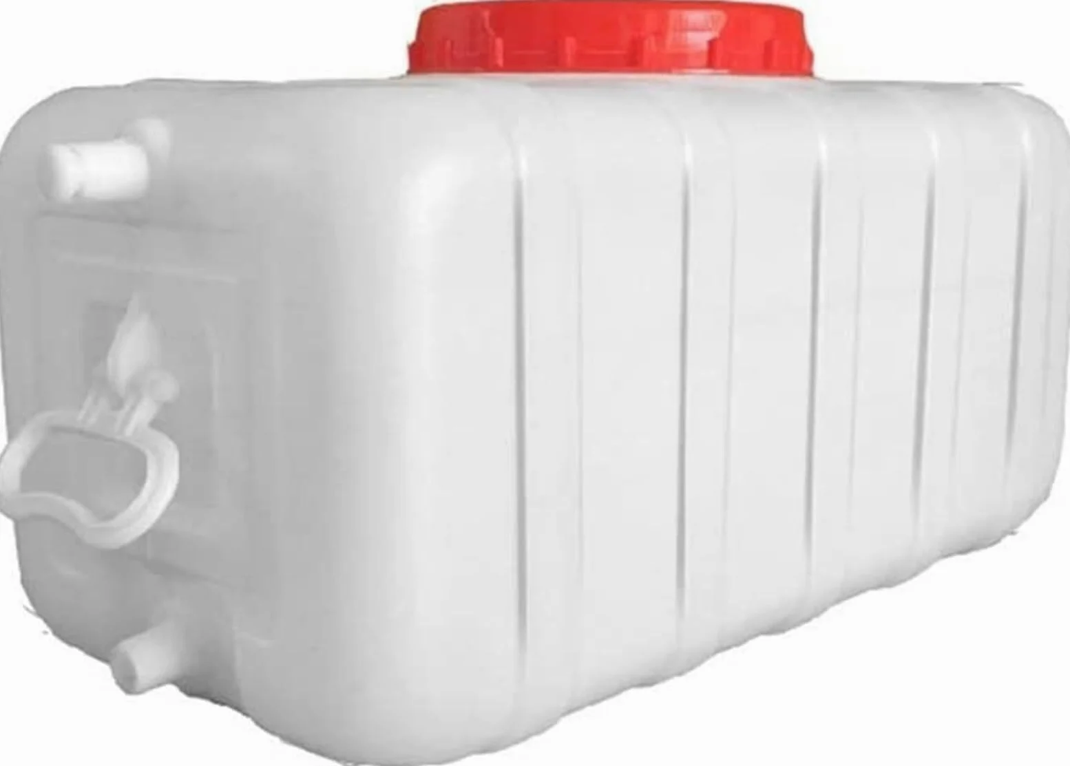 Almacenamiento de Agua Depósito Agua Plástico Grueso 50L/100L/150L/200L Diseño Asa Emergencias Acampada Senderismo Ecológico Duradero