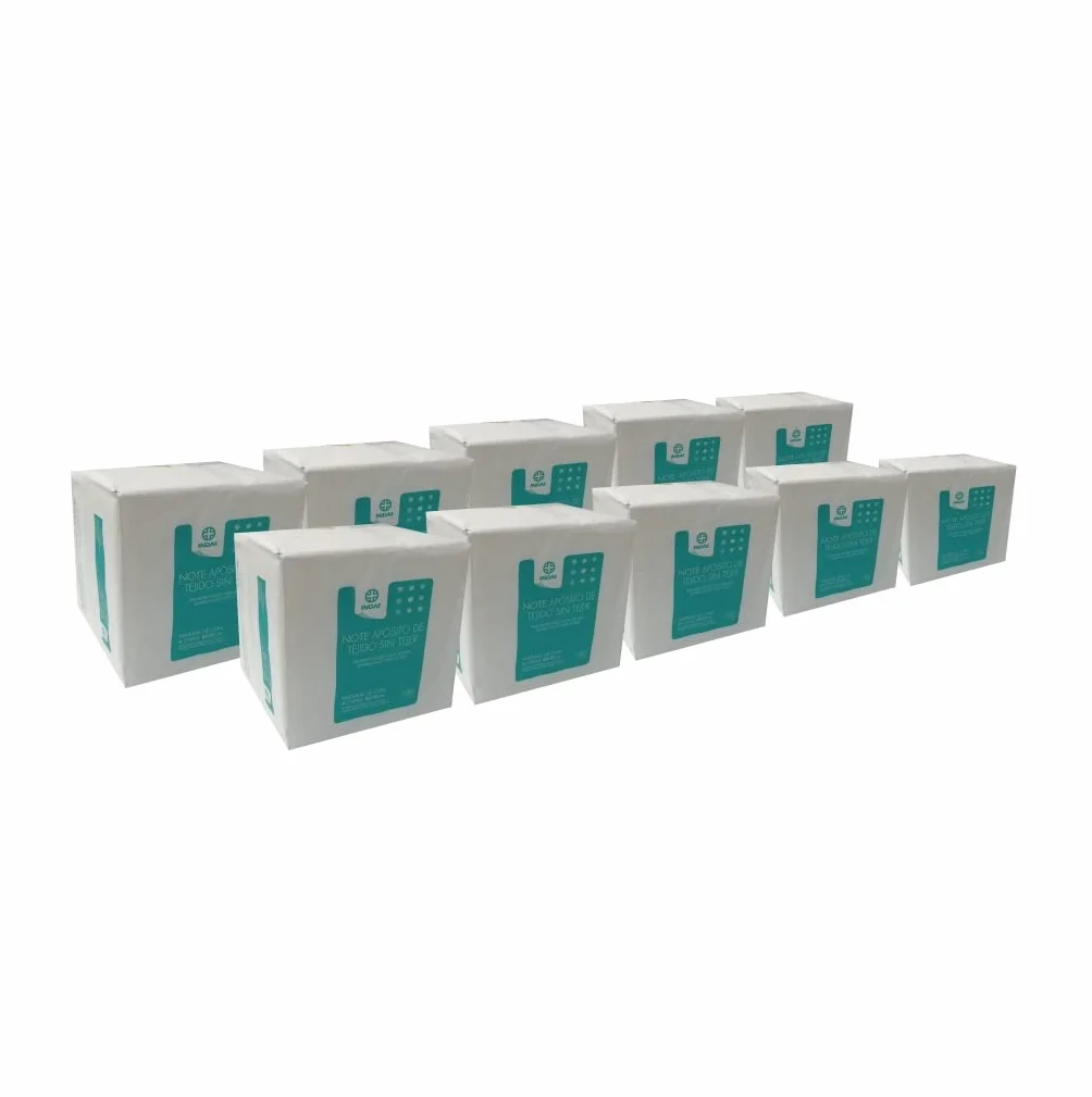 Indas Gasas Compresas Apósitos de Tejido sin Tejer, 4 capas, 10x10cm (Pack 10x100UN)