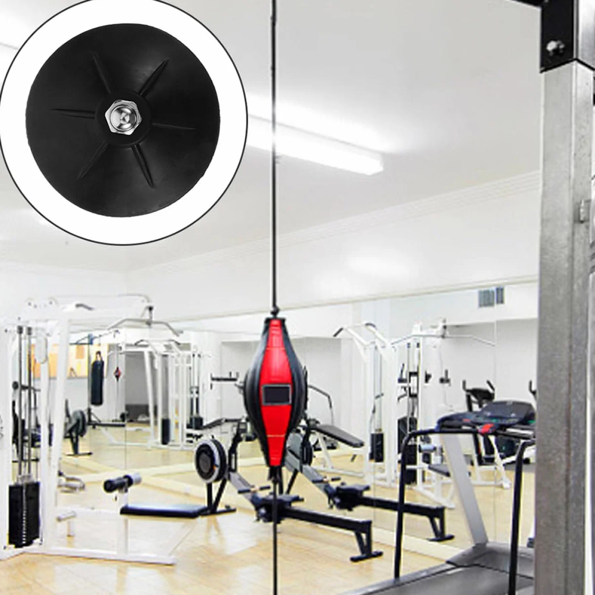10 Ventosas de Goma para Sacos de Arena de Boxeo, Base de Succión Extra Fuerte y Estable, Accesorio Resistente de Caucho para Entrenamiento en Gimnasios y Uso Doméstico