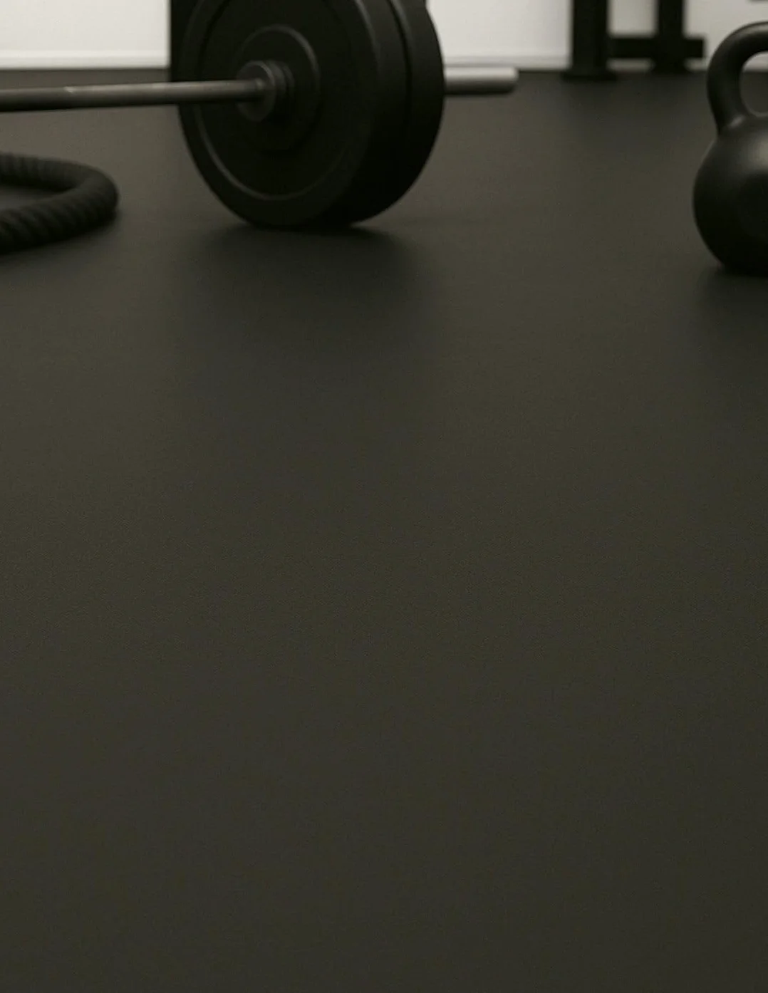 Esterilla de Ejercicio Negro Liso Fitness para Gimnasios Sport Premium