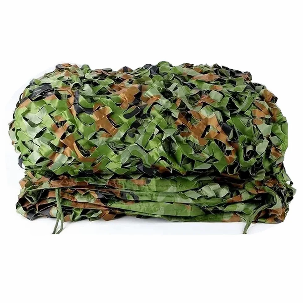 Red de camuflaje para exteriores, 10 x 20 m, ideal para caza, observación de aves, protección solar, selva y observación de vida silvestre, tela duradera para máxima ocultación