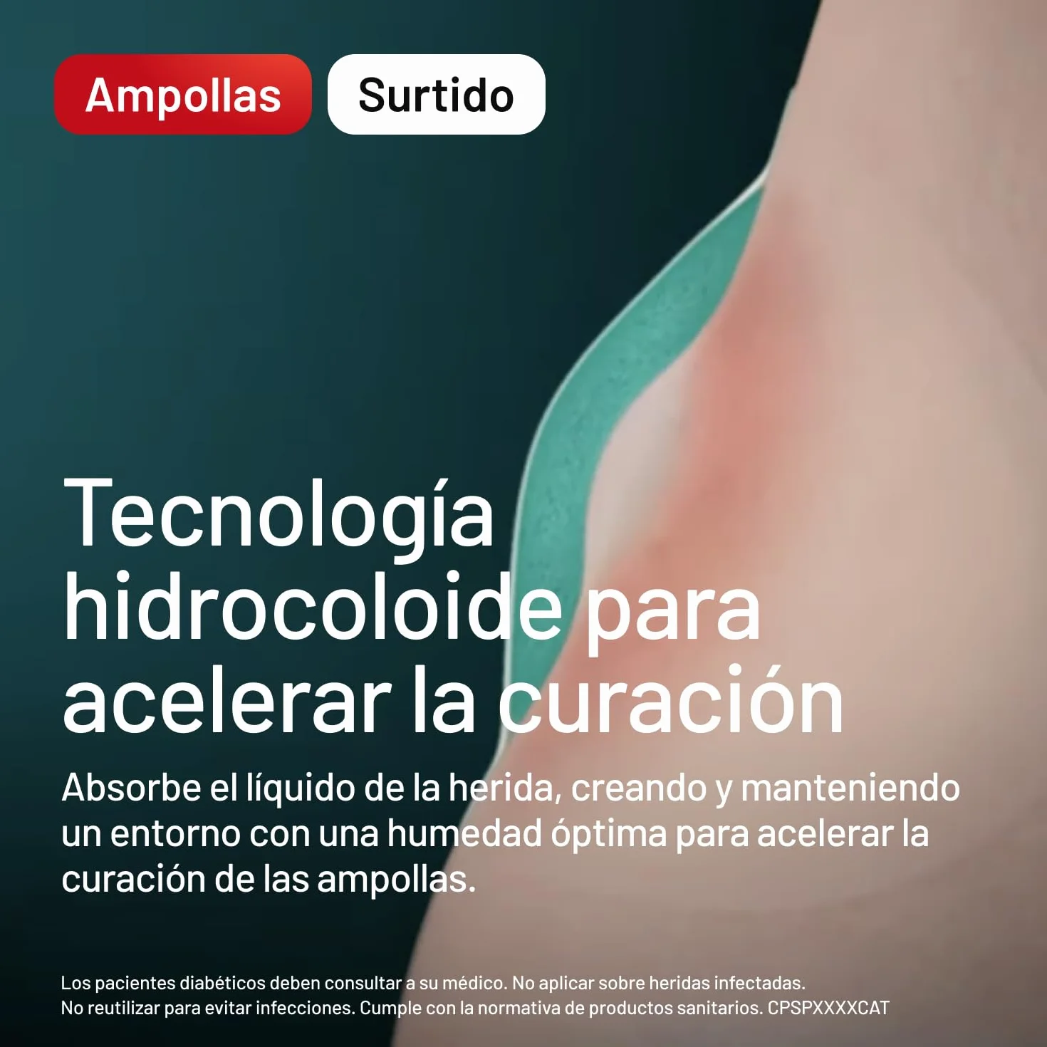 COMPEED Ampollas Surtido Apósitos Hidrocoloides Pack 5 uds.