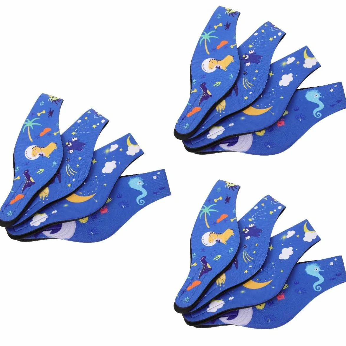 BESPORTBLE Diadema De Natación Banda para El Cabello De Natación Nadar Gorro Natacion Gorro De Piscina Bandas para La Cabeza De Natación Diadema De Baño Neopreno Blue