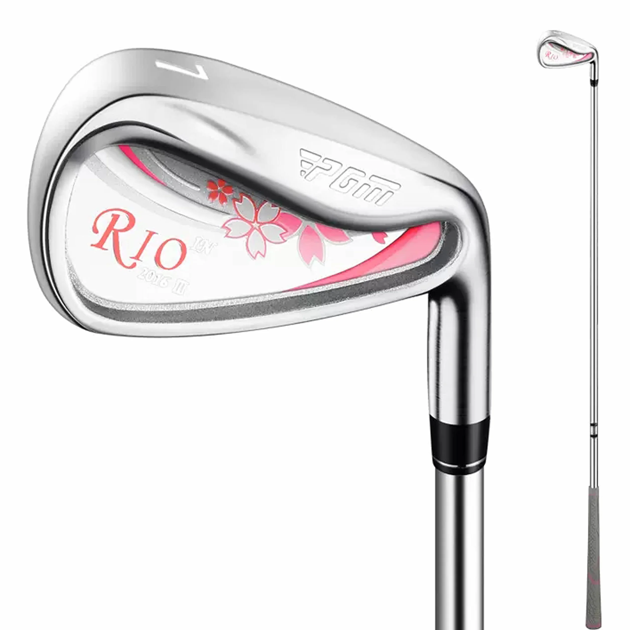 PGM Golf Club Rio 2016 III # 7 Hierro Acero Inoxidable – Diestro Single Club para Principiantes Práctica y Competencia