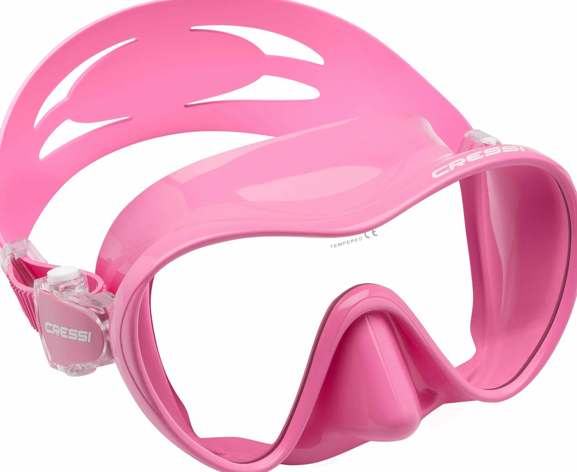 Cressi F1 - Máscara sin Marco o máscara sin Marco + Snorkel Dry Combo Set para Buceo y esnórquel, Talla única, Unisex Adulto